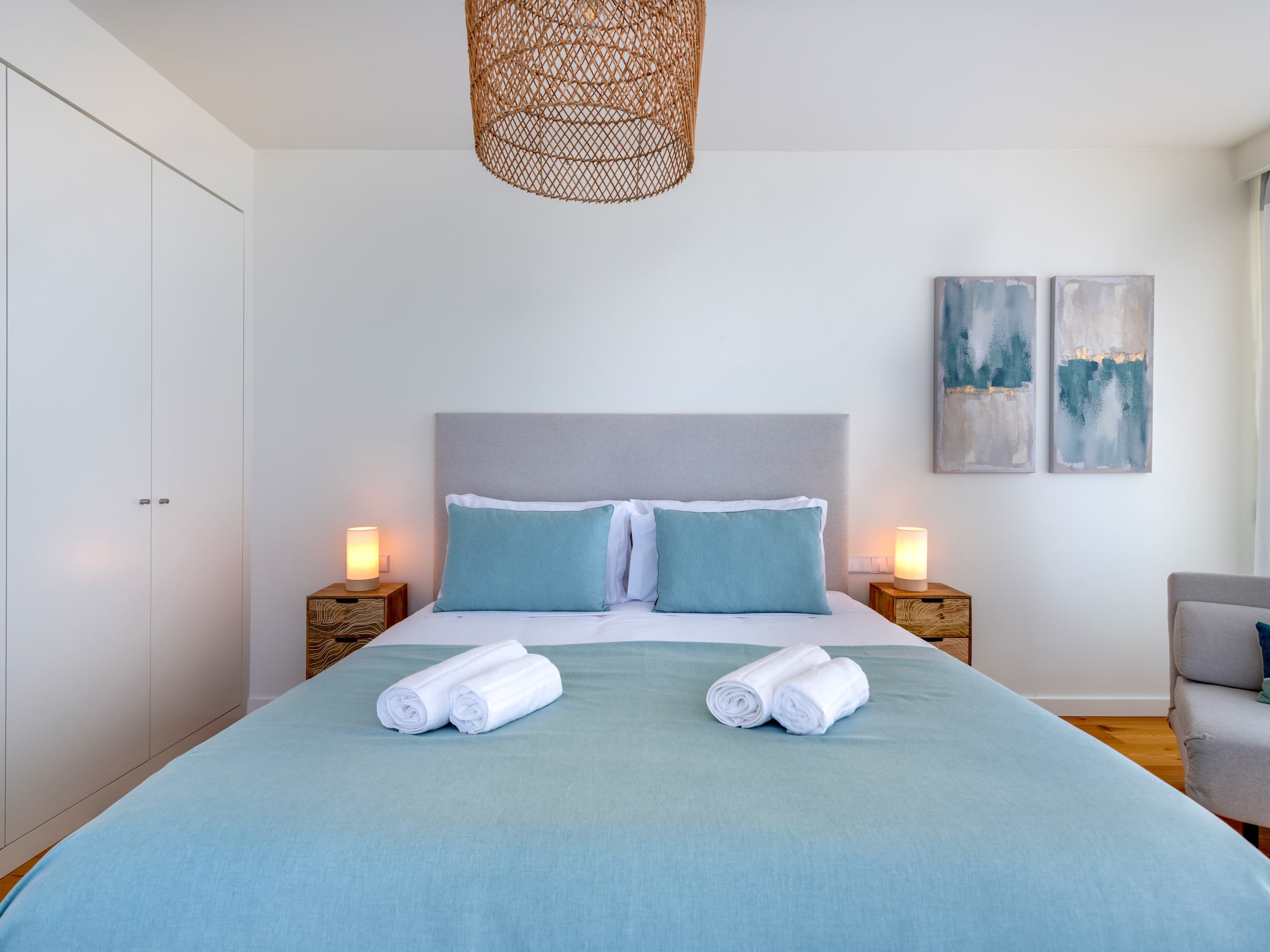 beachfront bliss & spa - master bed