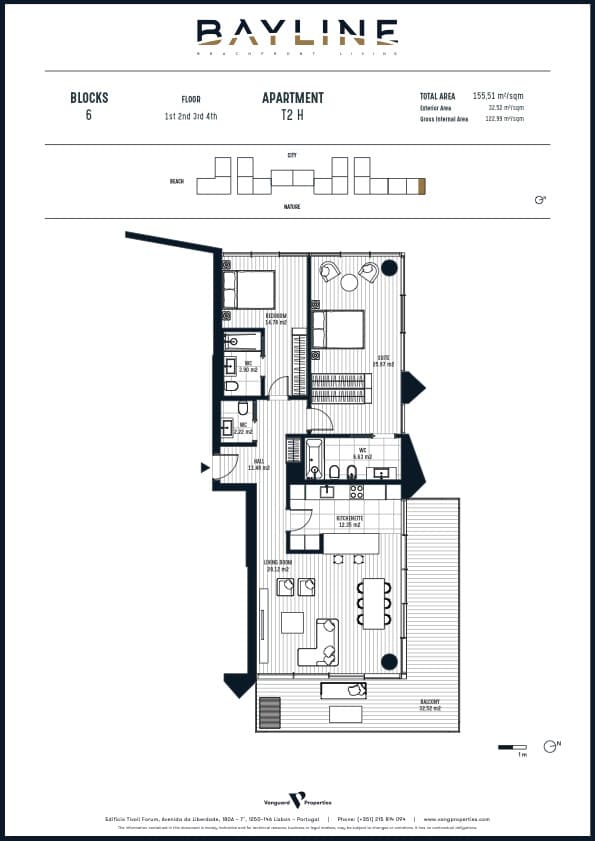 beachfront bliss & spa - floor plan