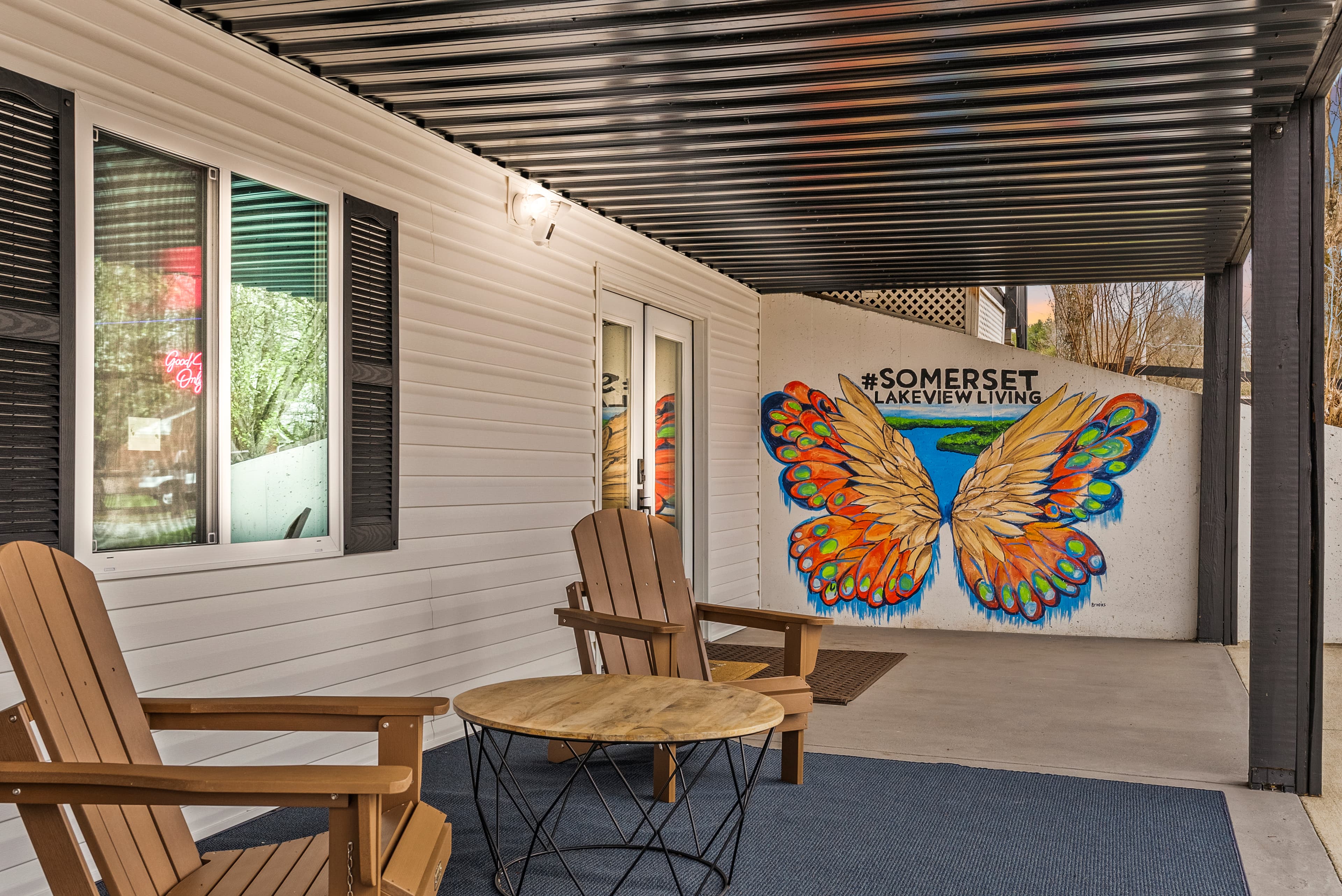 Mural Butterflywings - photo opp!