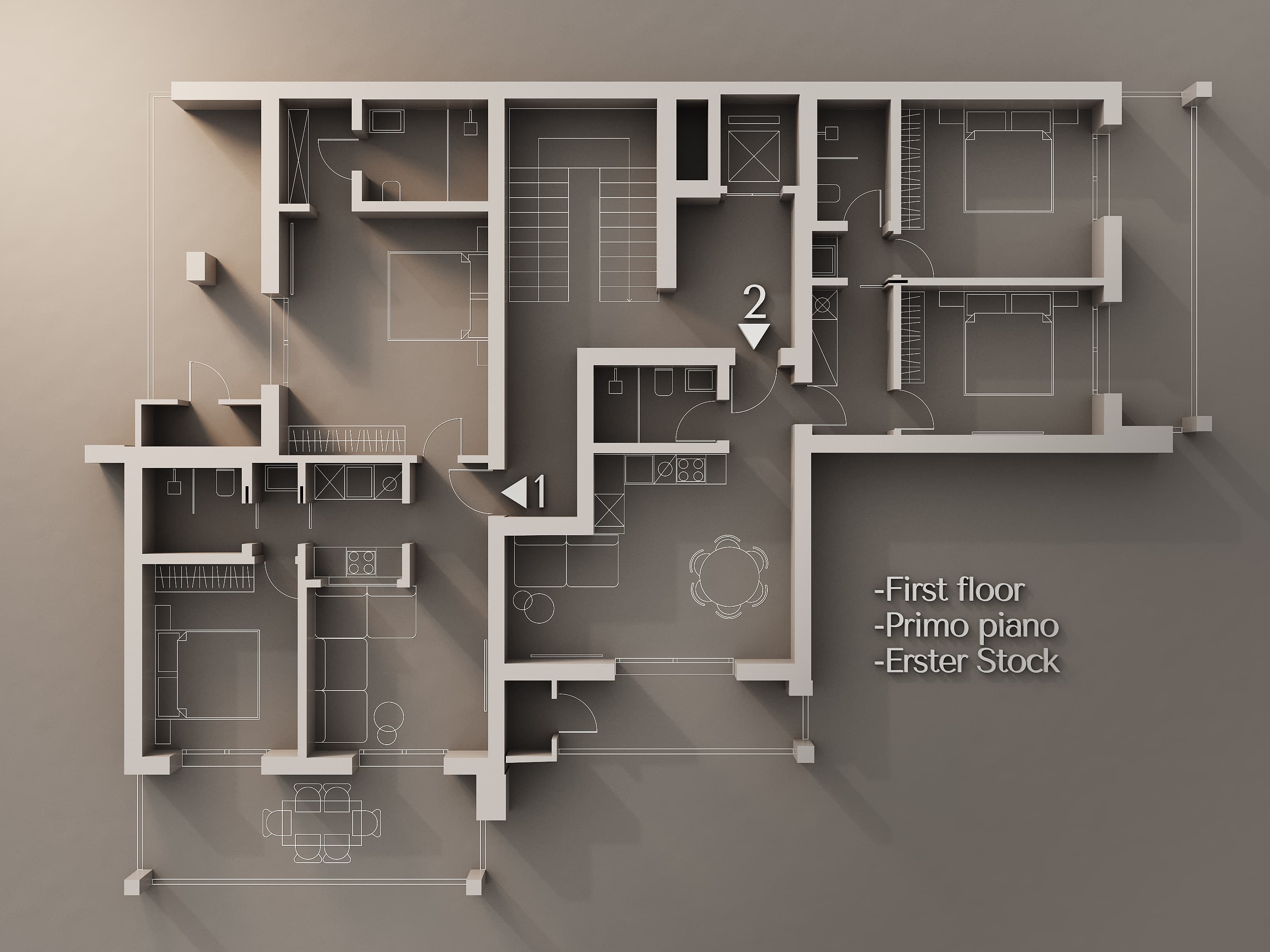 AZULUSI Clubhouse via Bernini 1 floor