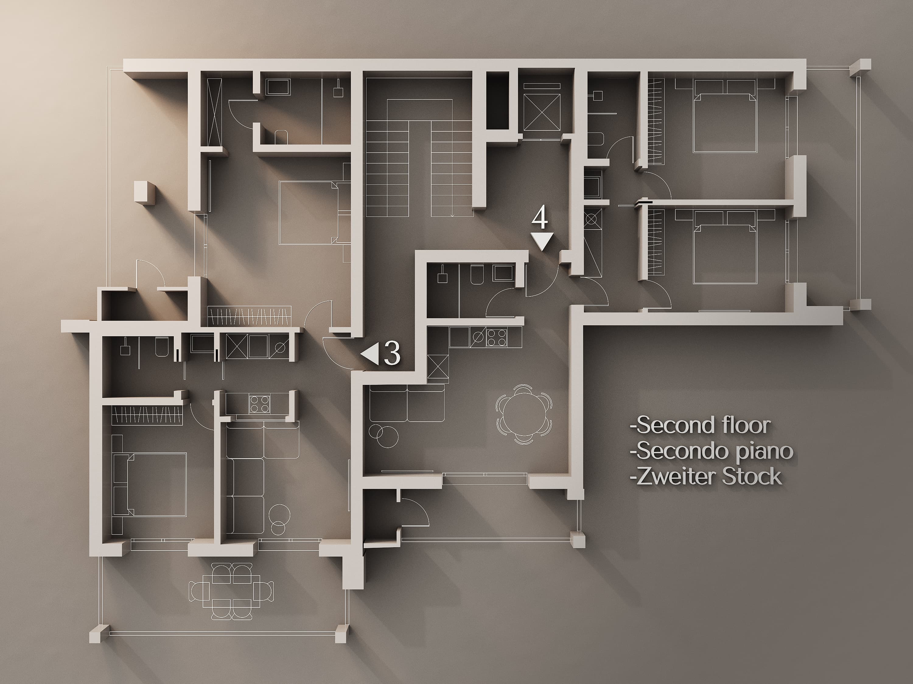 AZULUSI Clubhouse via Bernini 2 floor