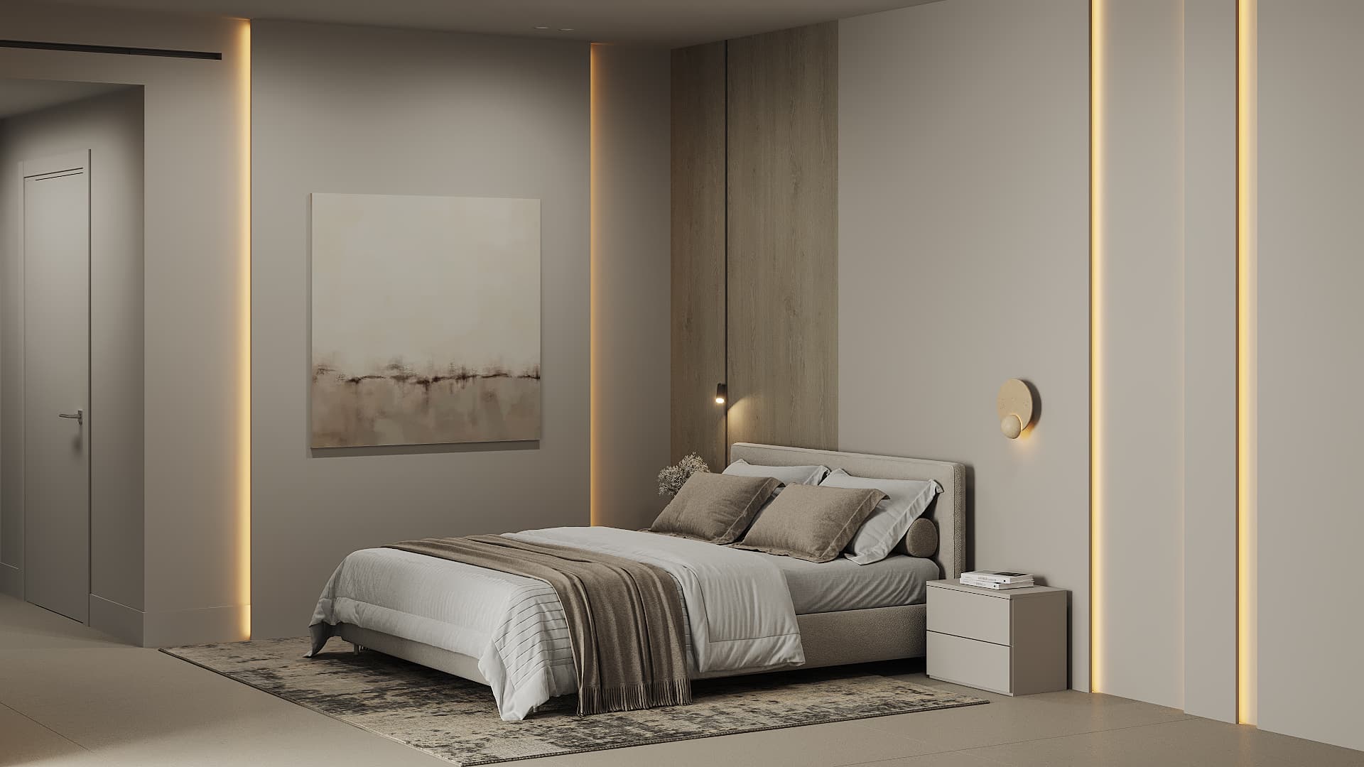 02 AZULIS Clubhouse Luxury Bedroom with crispy premium linen and custom made pillows by RENTAL12