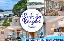 Backwater Cove 4 Bed/2.5 Bath/Dock/Deck-Sleeps 12