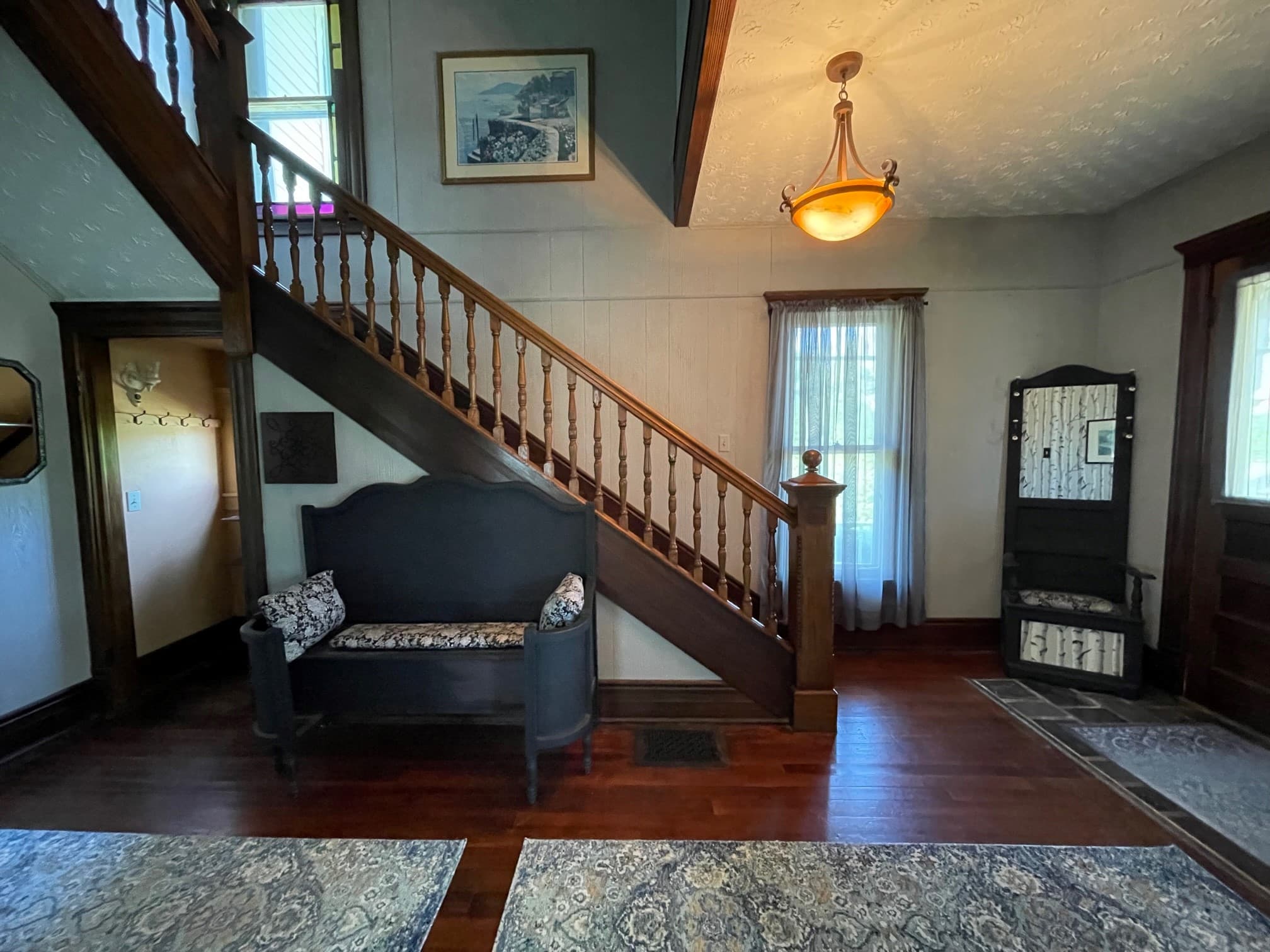 Main Street - Front Hallway - Wide Shot of Chair and Stairs