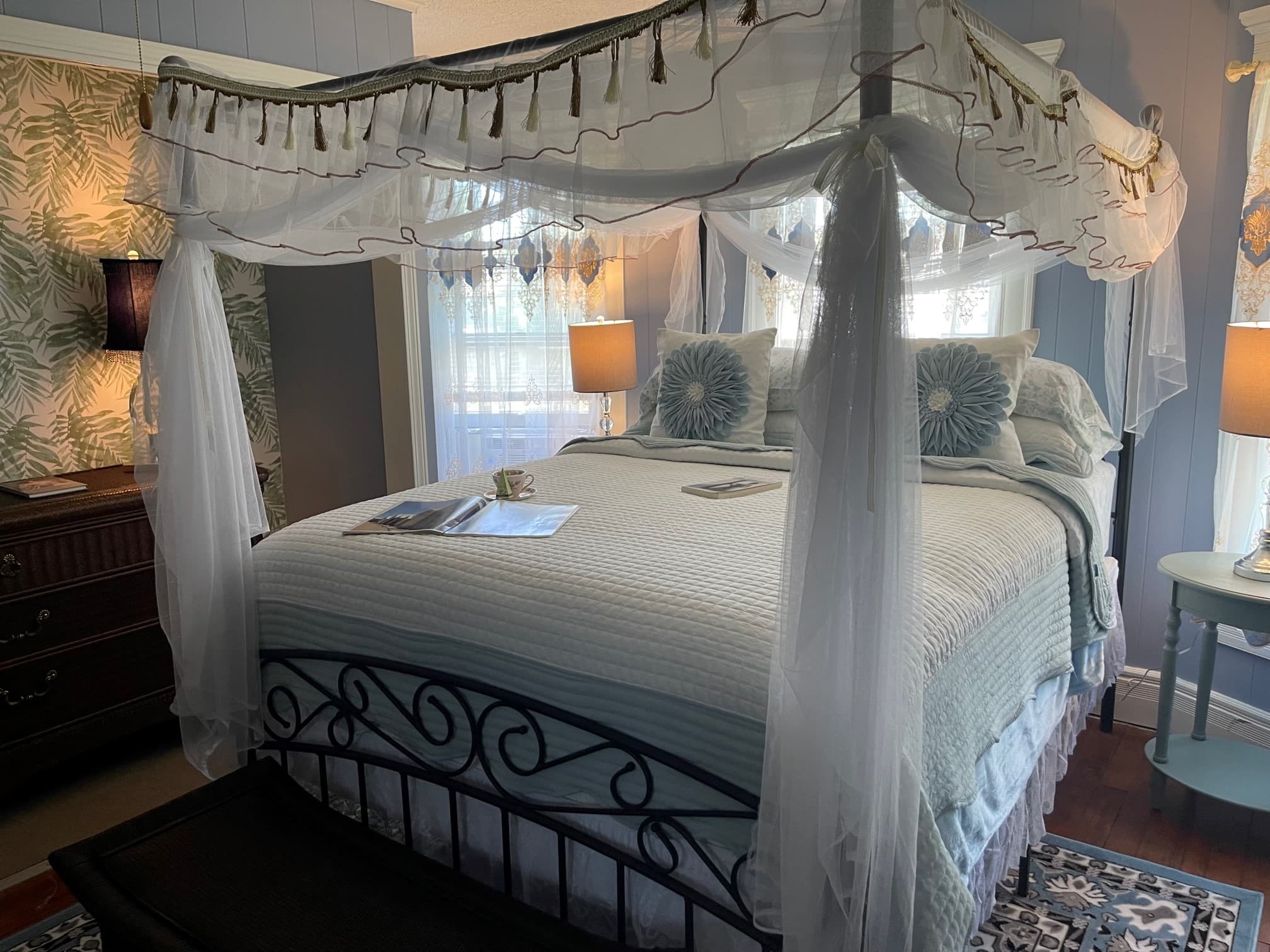 Main Street - Bedroom w Canopy - Close Up of Bed