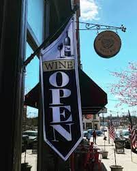 Burnt Rose Wine Bar - Outside Sign