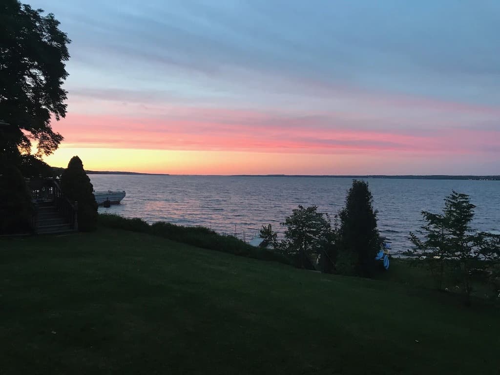37 - Sunset with cottage on left_37_11zon