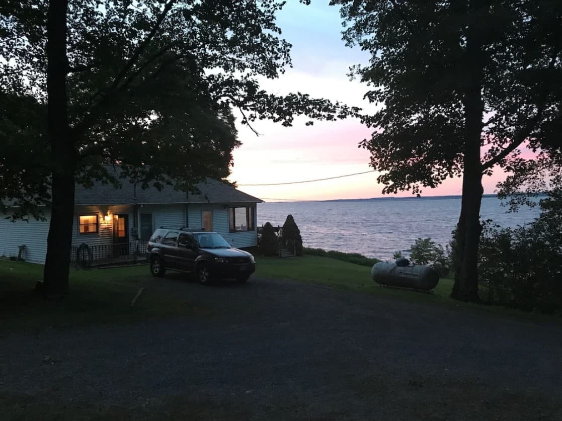 37 - Cottage view at dusk