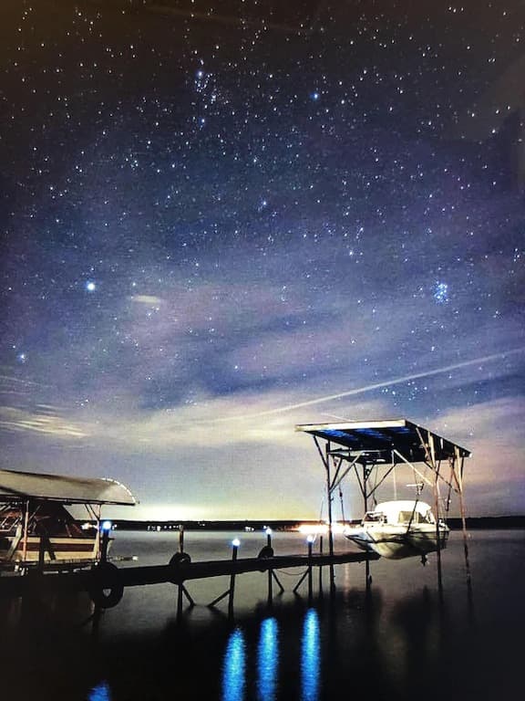 Stars at night (photo taken by renter)