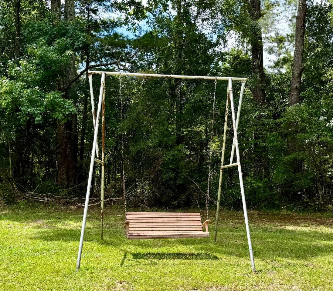 5 foot swing with views of the property