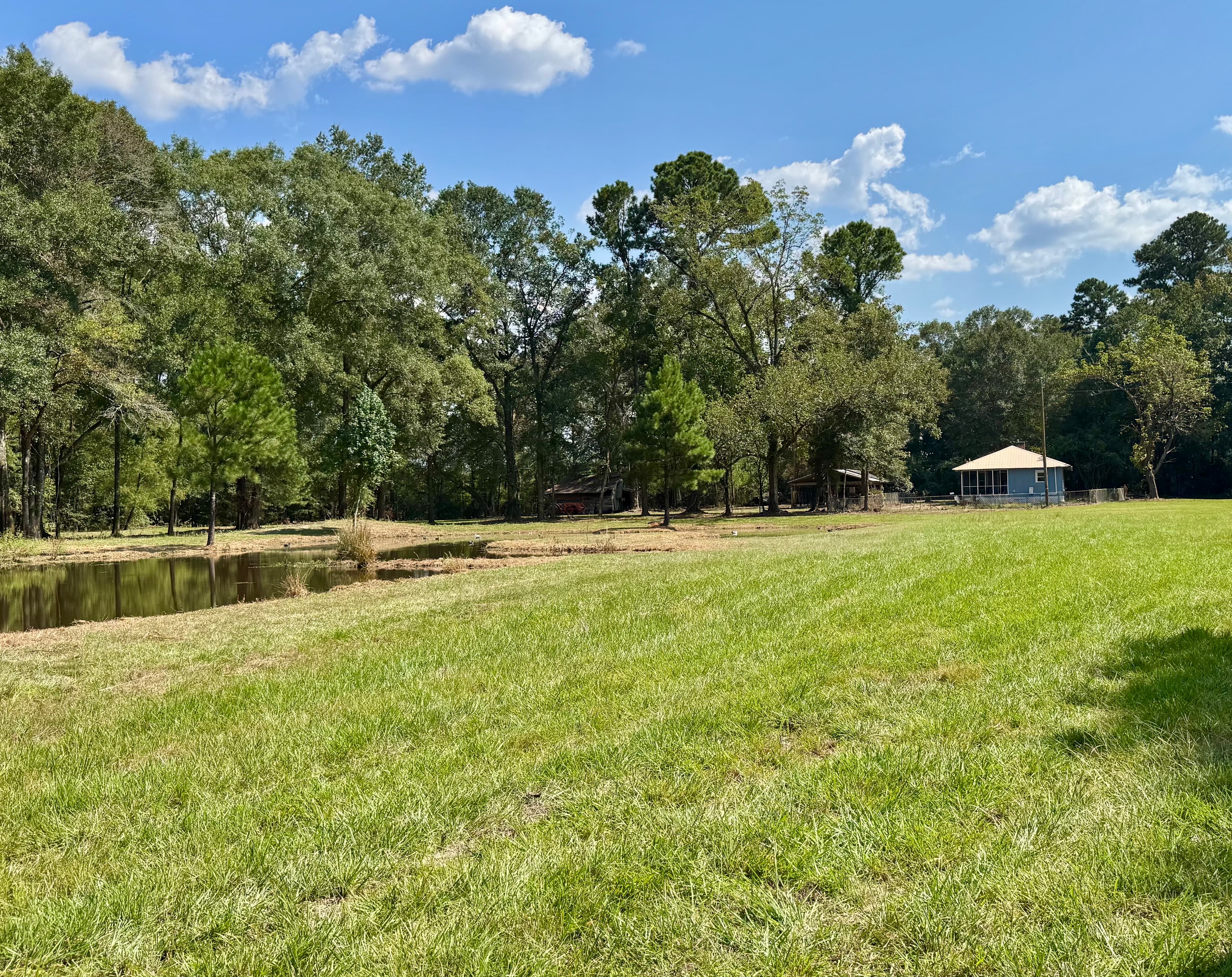 View of the back of the cottage