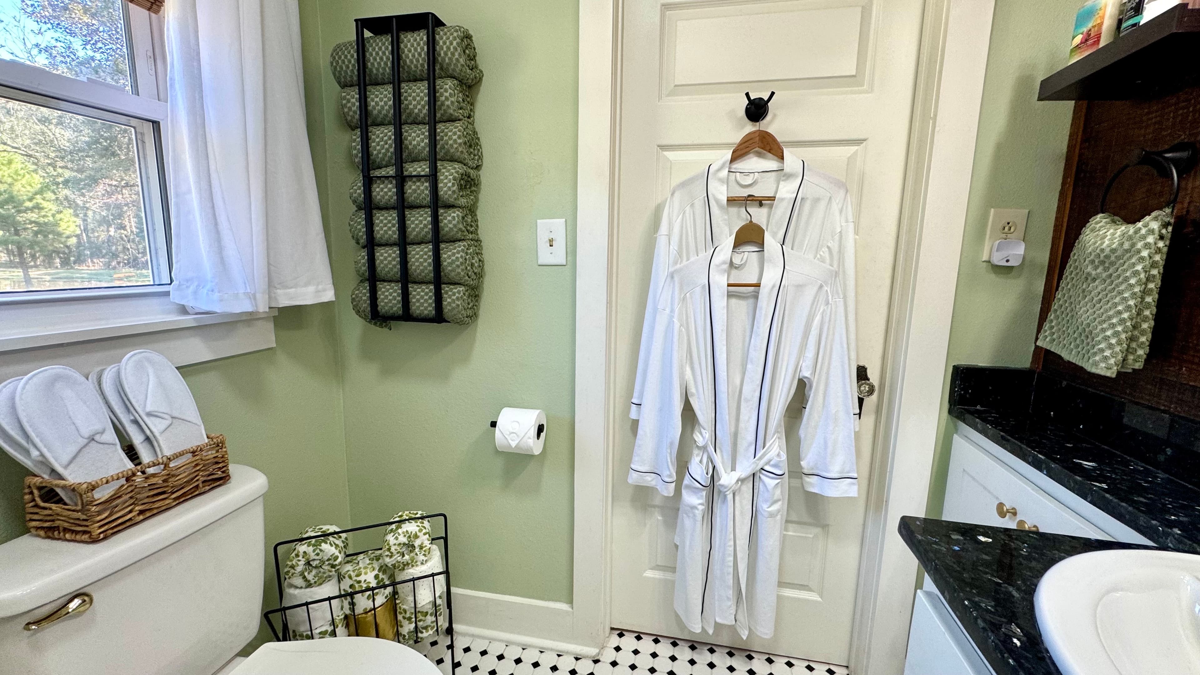 It’s a  Spa like feel in our bathroom