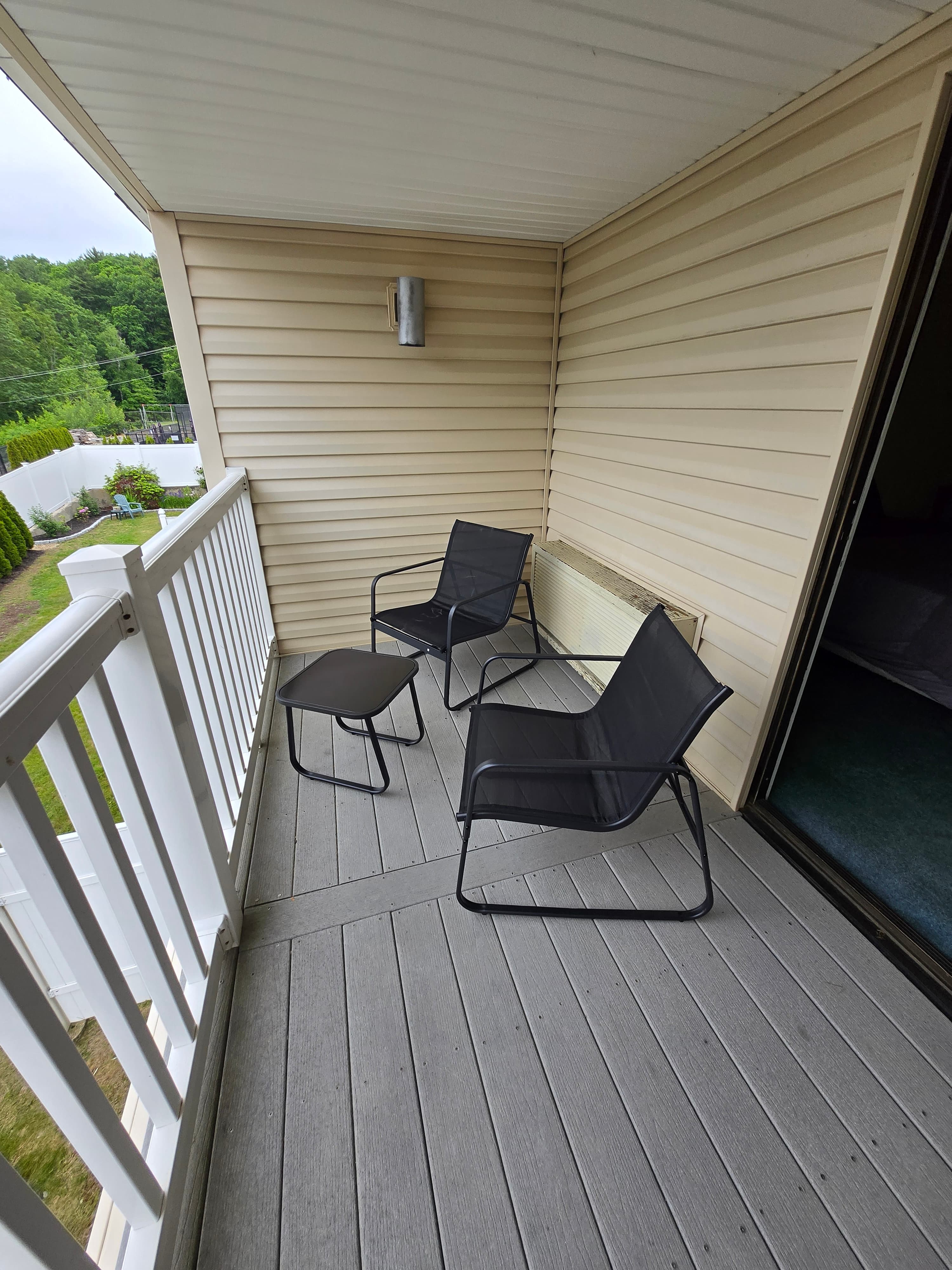 Private balcony