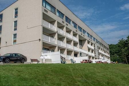 Backside of condo