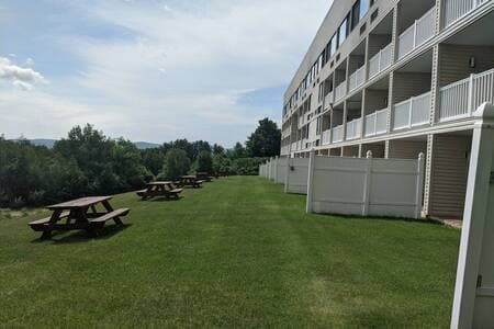 Back view of condo