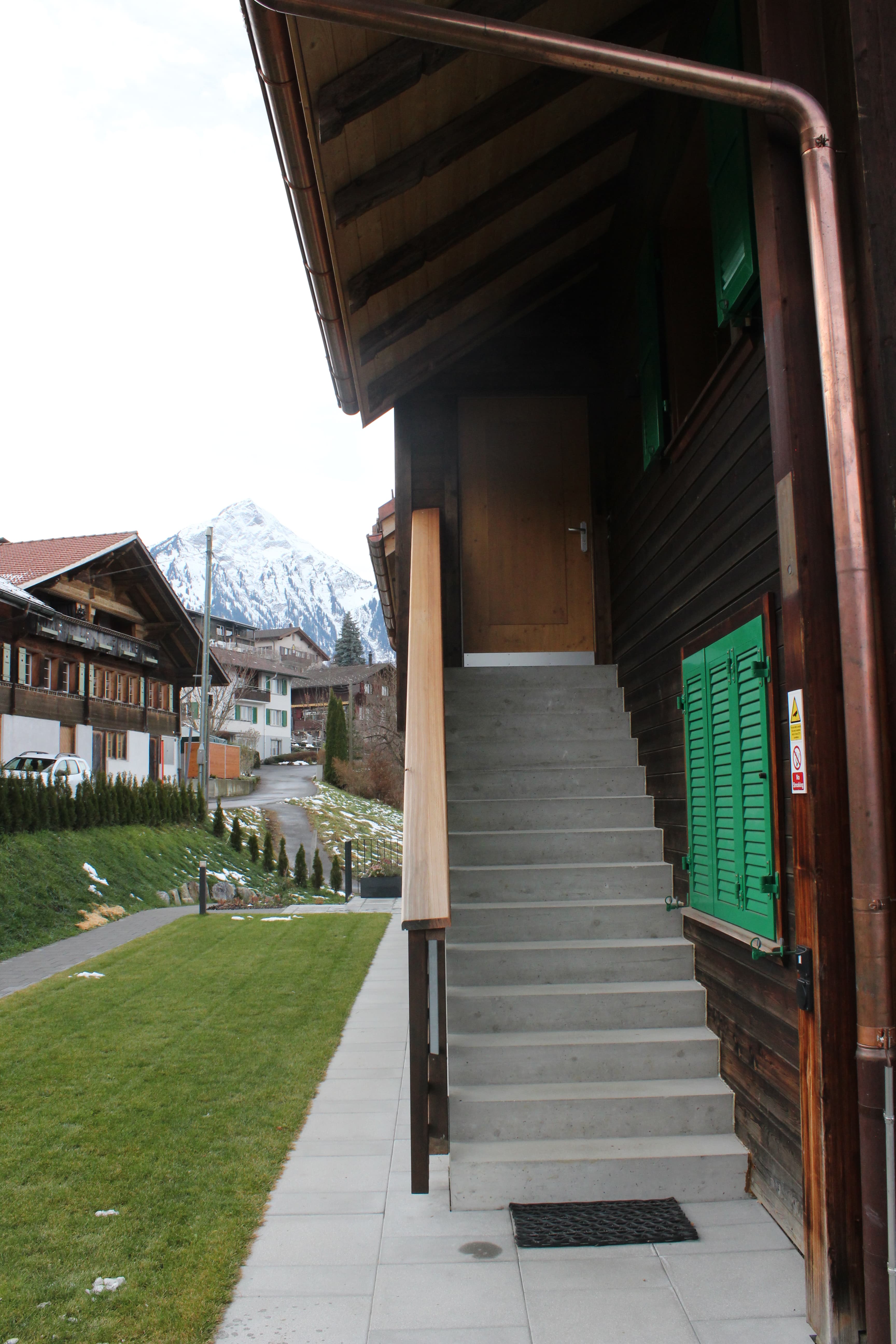 Stairway to apartment