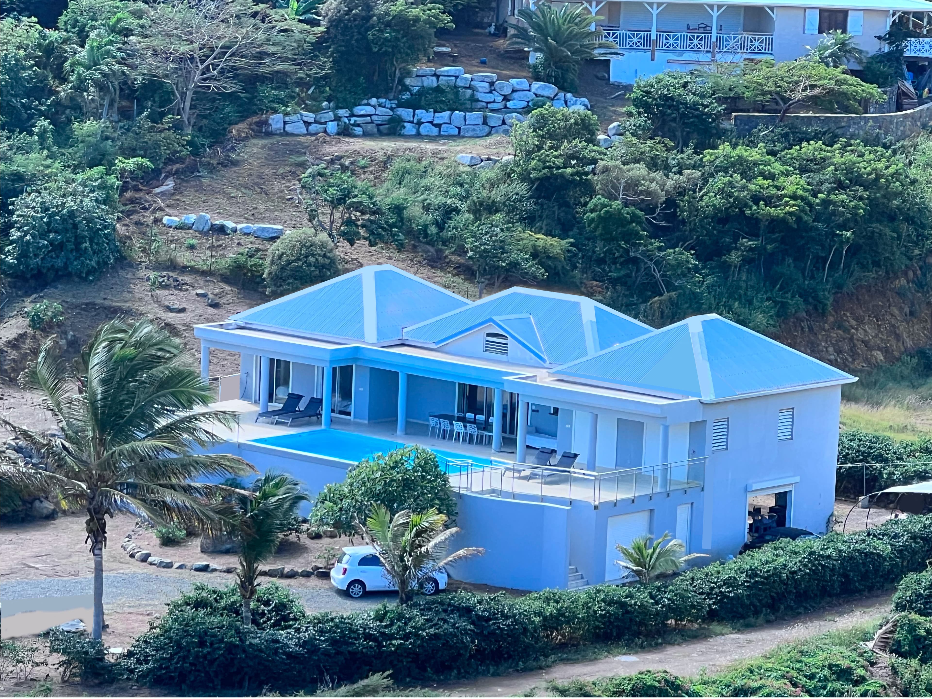 Vue Drone - VILLA CHILL & RELAX - Conciergerie SHIVAKEYS - SAINT MARTIN