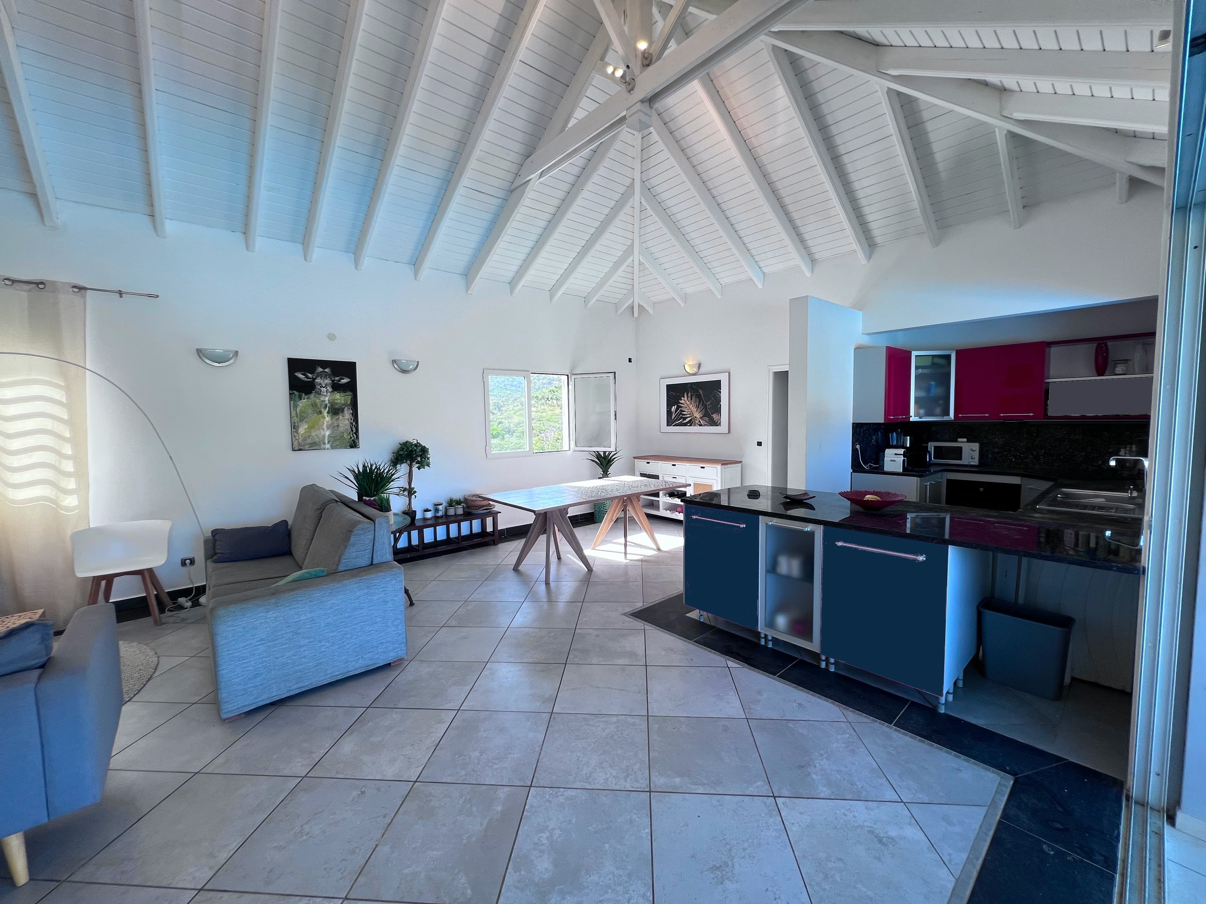 Salon cathédrale - VILLA CHILL & RELAX - Conciergerie SHIVAKEYS - SAINT MARTIN