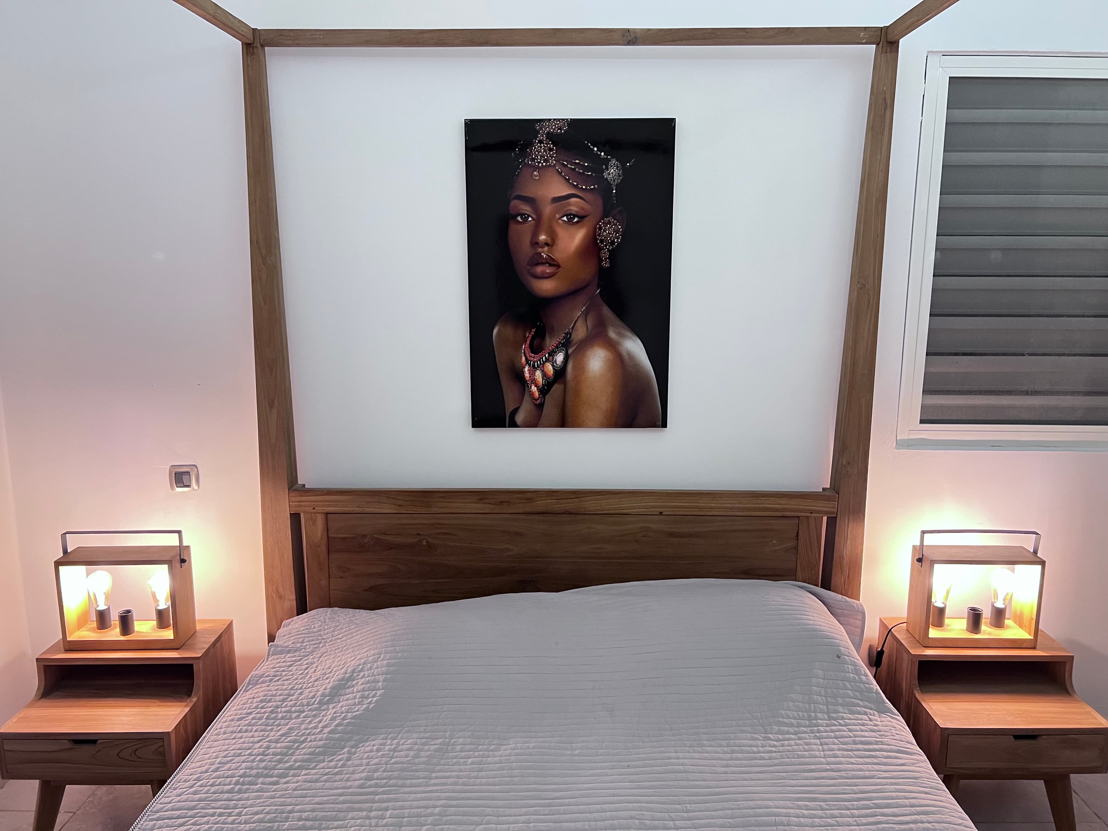 Chambre 3 déco - VILLA CHILL & RELAX - Conciergerie SHIVAKEYS - SAINT MARTIN