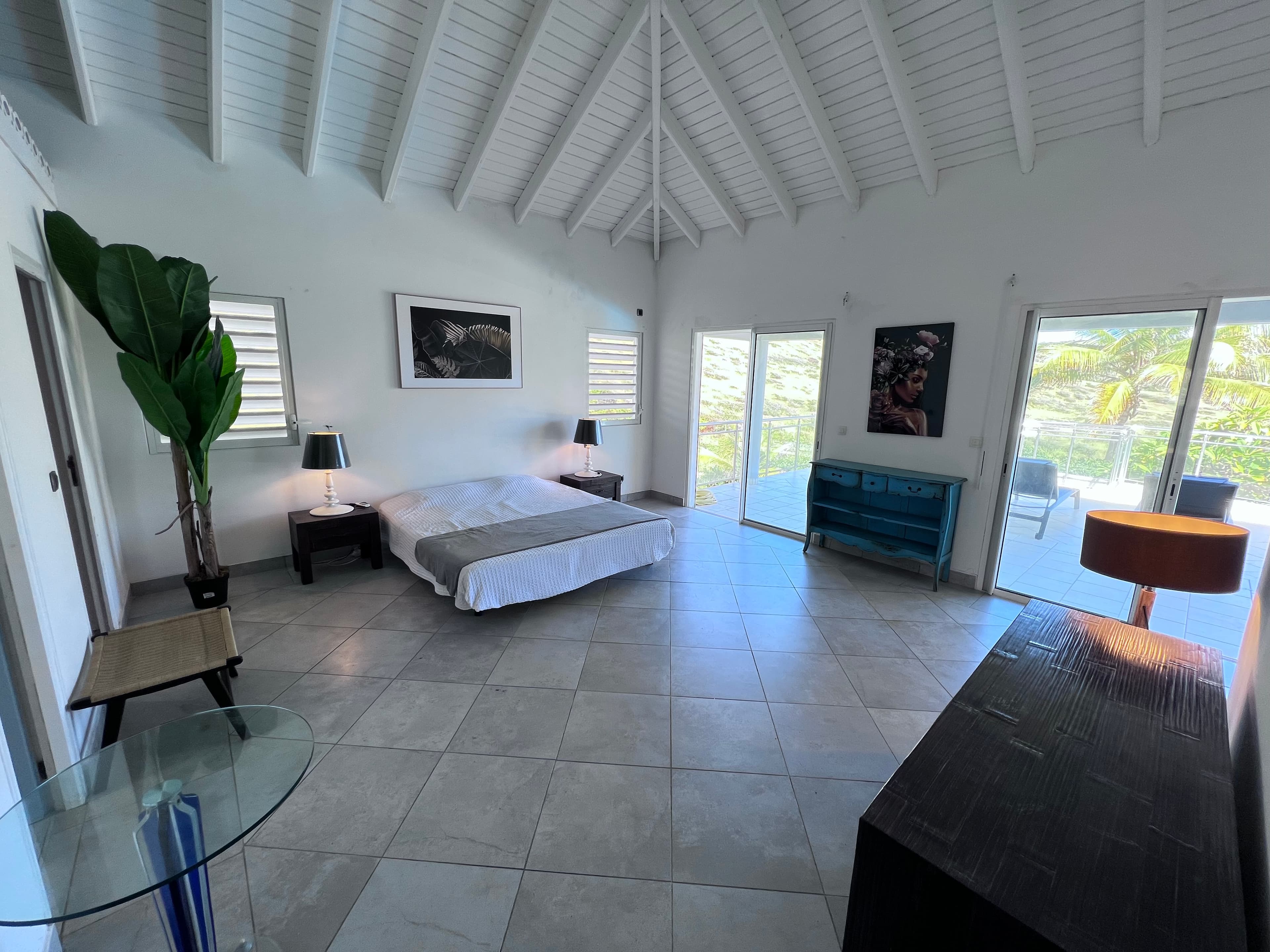 Chambre 1 vue 2 - VILLA CHILL & RELAX - Conciergerie SHIVAKEYS - SAINT MARTIN