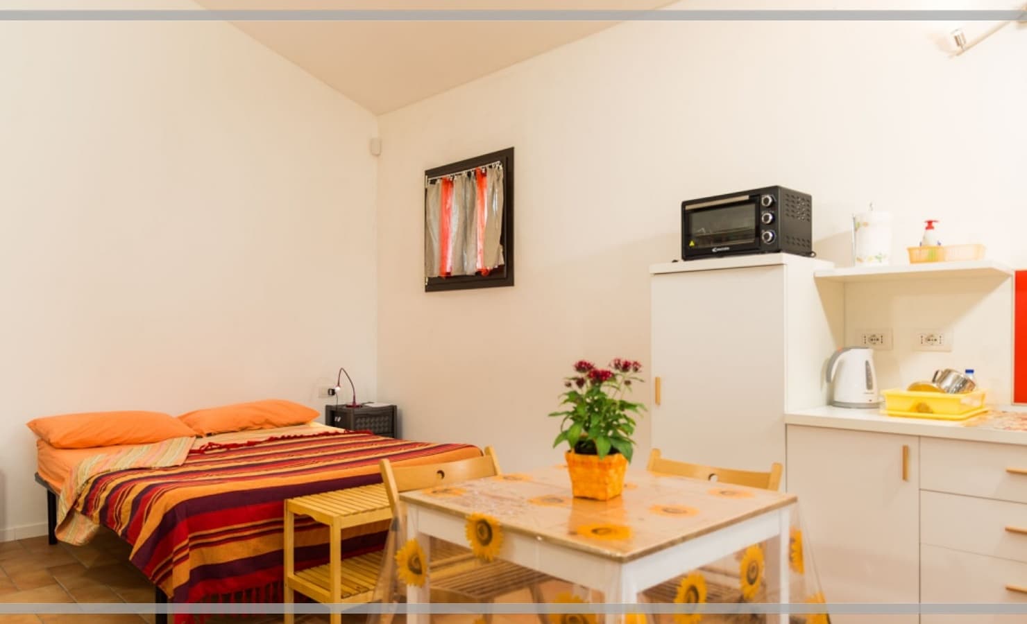 table for two, you have a dedicated dining area outside