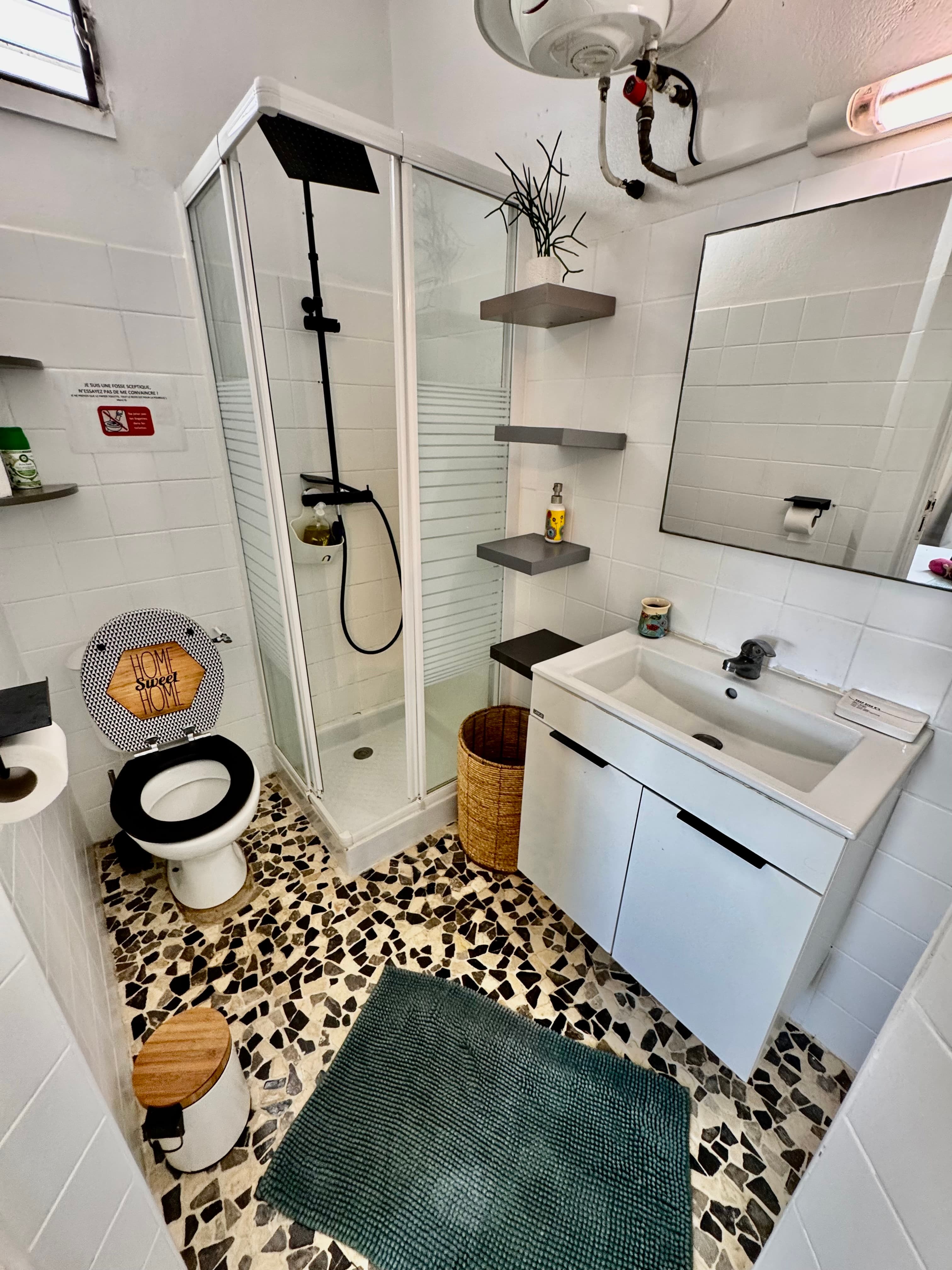 El Poyito Kite & Surf Camp - Chambre Malendure Salle de bain