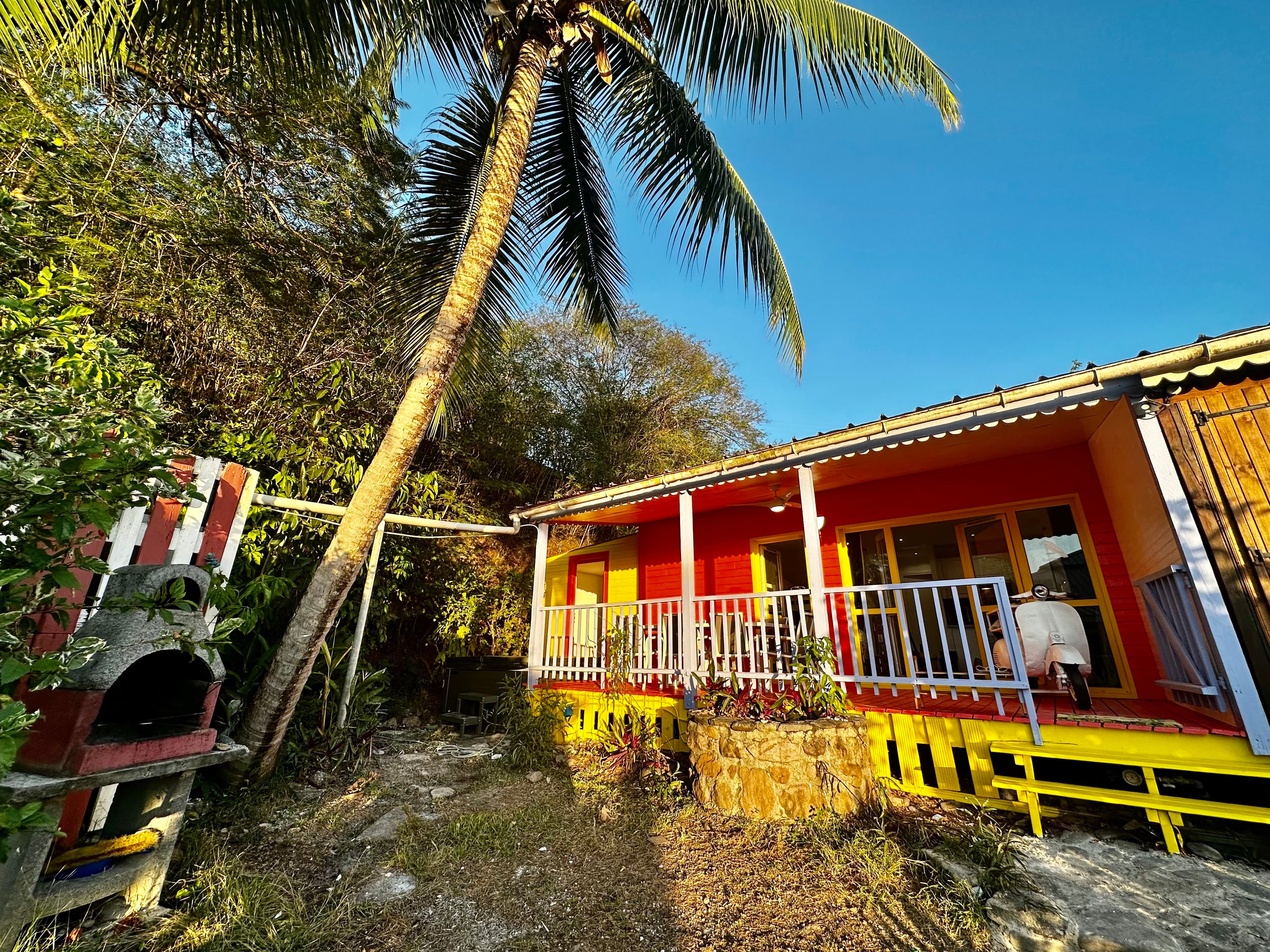 Terrasse & Barbecue Extérieur Ti Kaz Coco Jungle - Petite Anse - Moutchy - Bouillante - Basse Terre