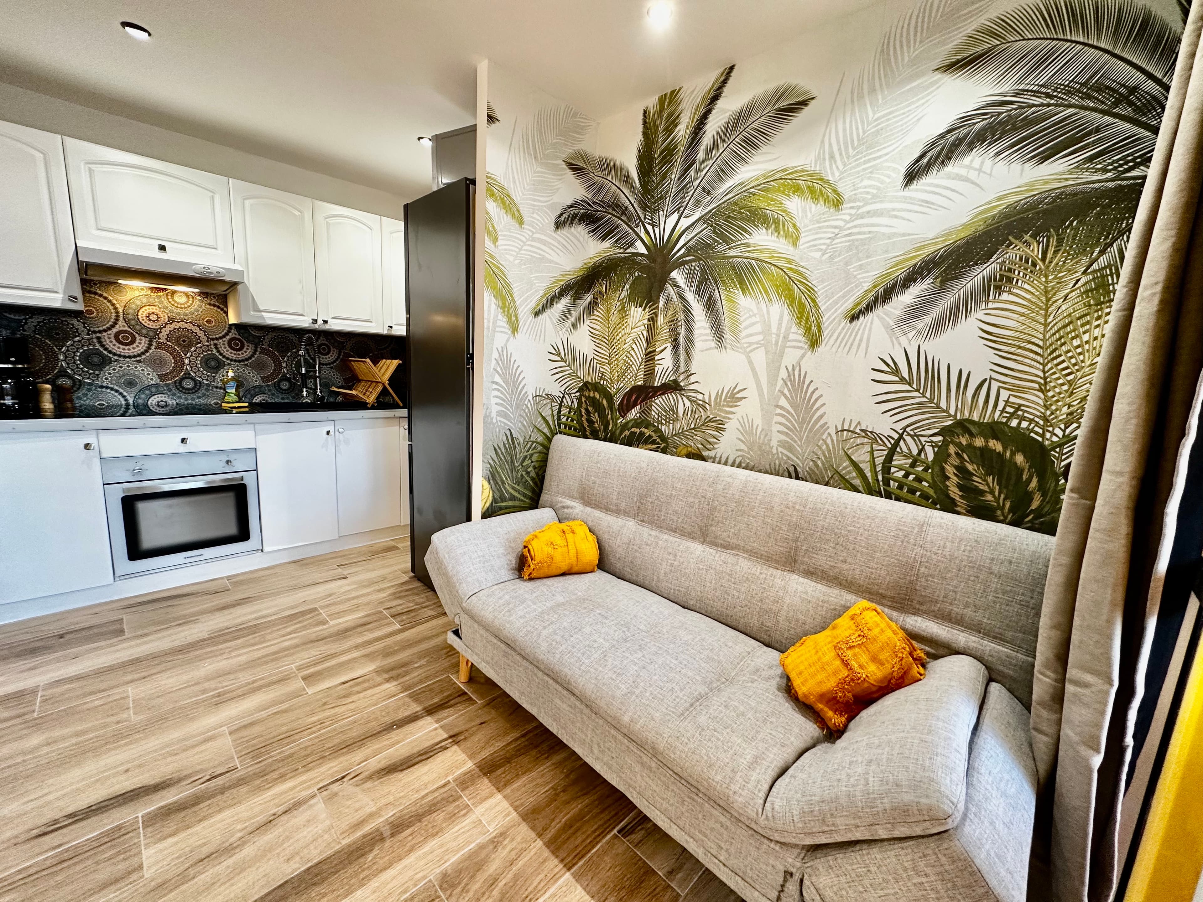 Salon & Cuisine Ti Kaz Coco Jungle - Petite Anse - Moutchy - Bouillante - Basse Terre - Guadeloupe -