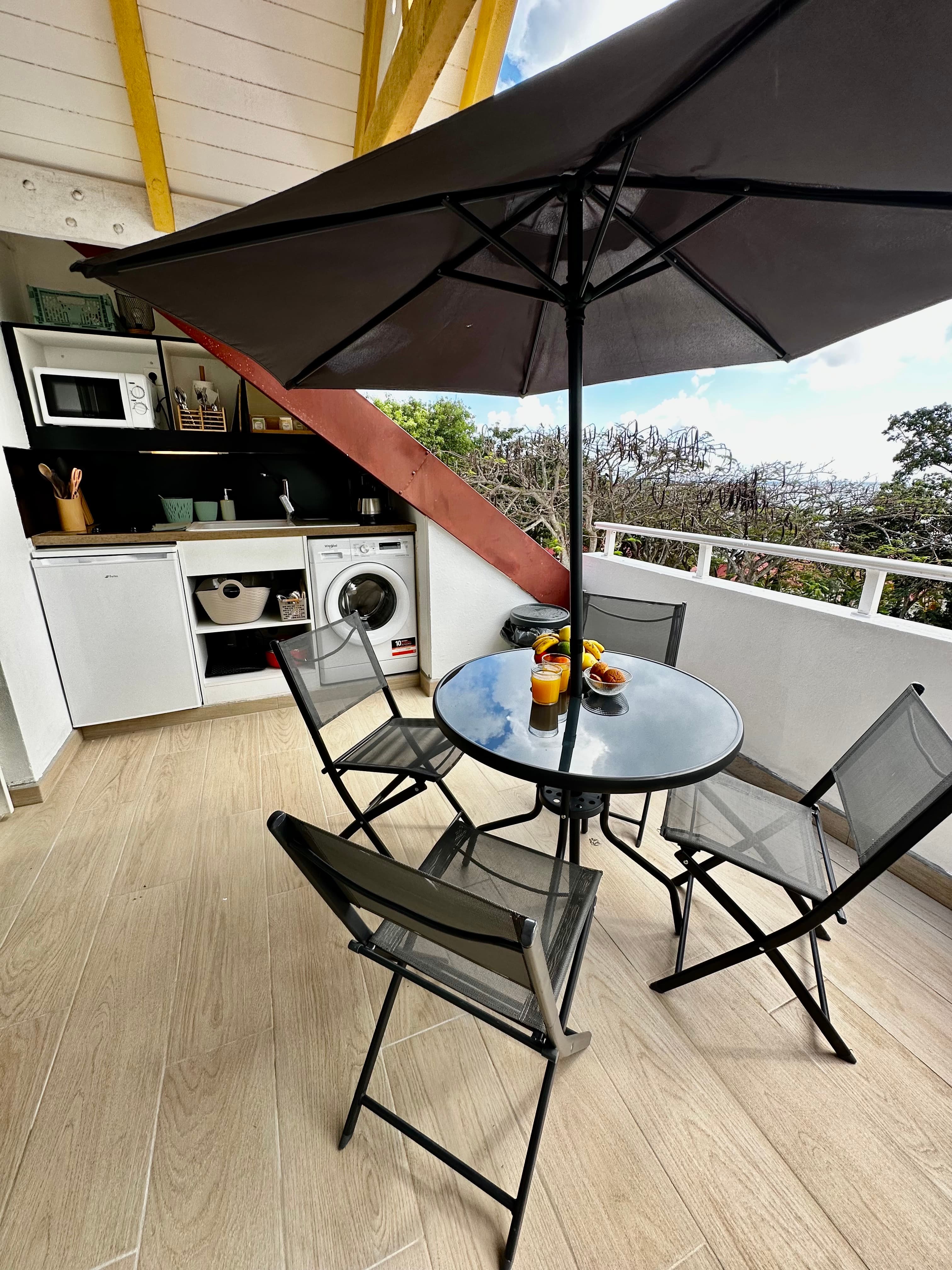 Terrasse vue mer - Ti kaz Coco Passion - PIERRE & VACANCES Sainte Anne Guadeloupe - Conciergerie SHI