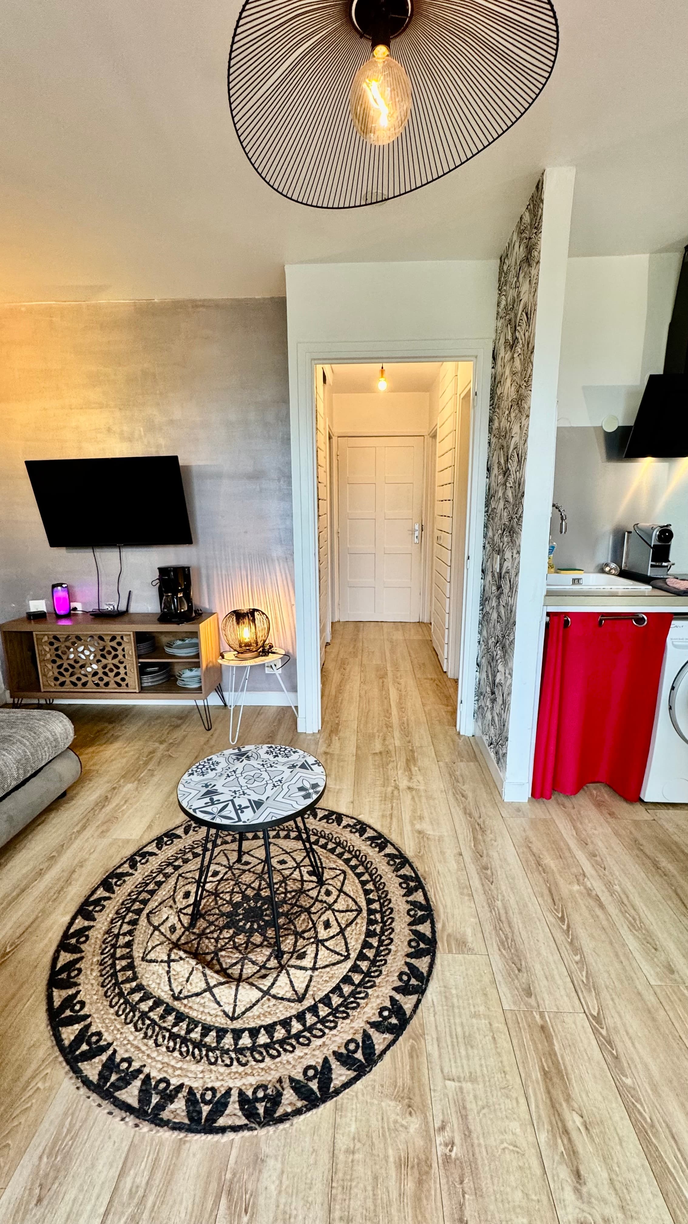 Salon et couloir Appartement BIKINI ET MARTINI Résidence MANGANAO