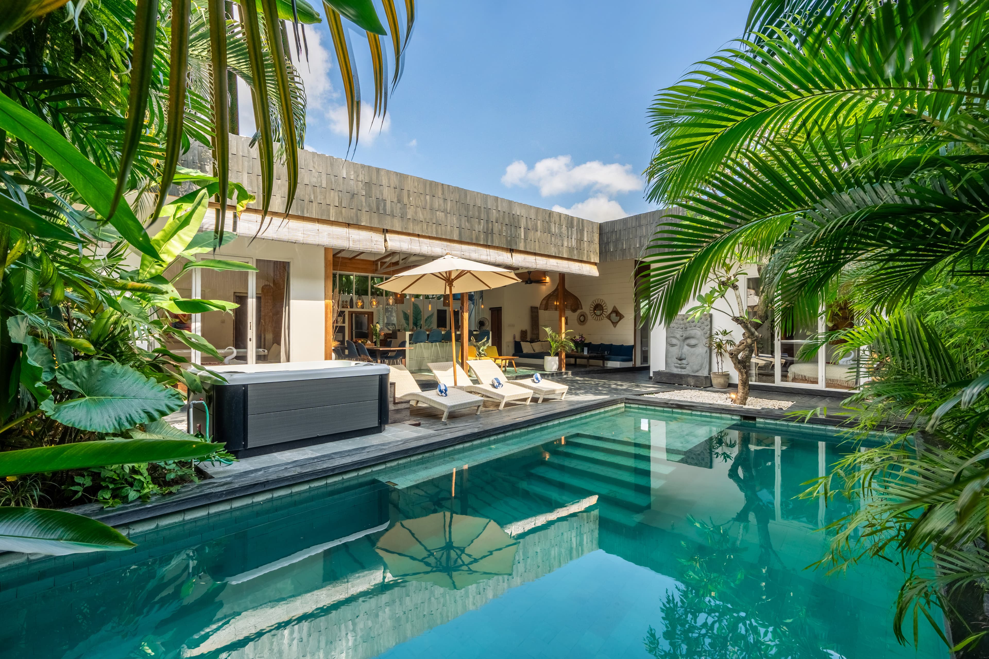 TOP Piscine et salon flat - Villa SHAKTI Canggu - BALI