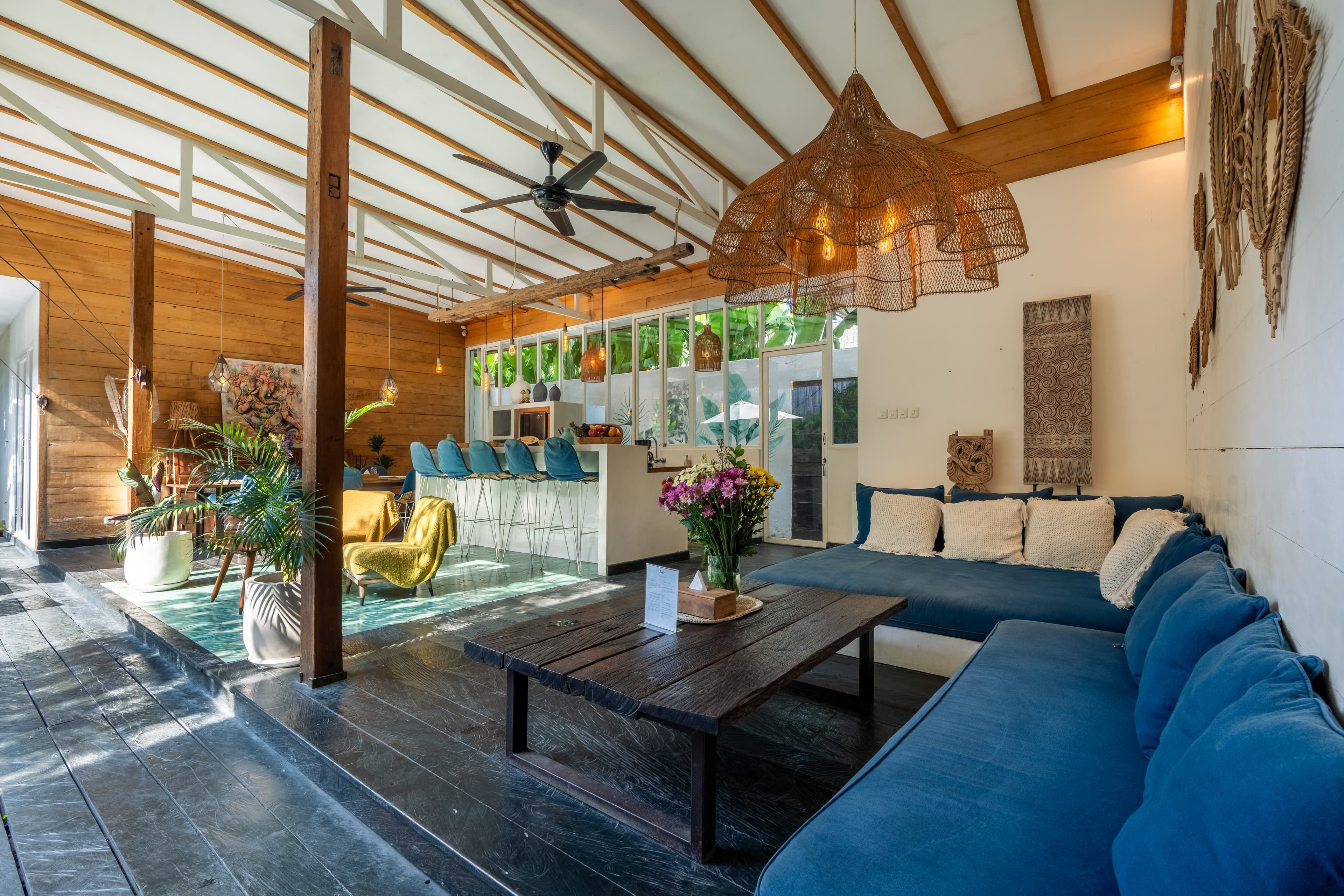 Salon sofa chill vue 2 - Villa SHAKTI Canggu - BALI
