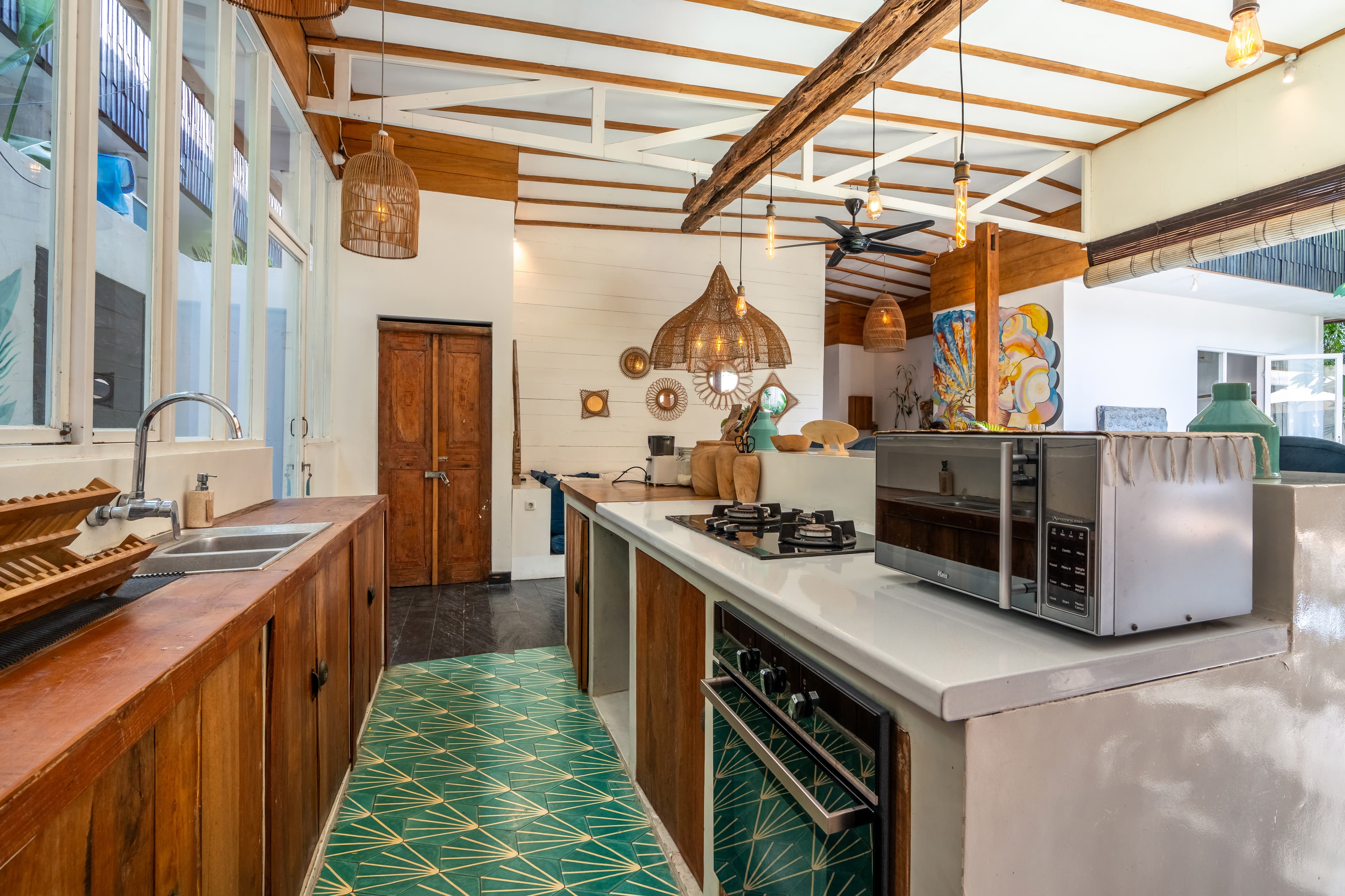 Cuisine vue 3 - Villa SHAKTI Canggu - BALI