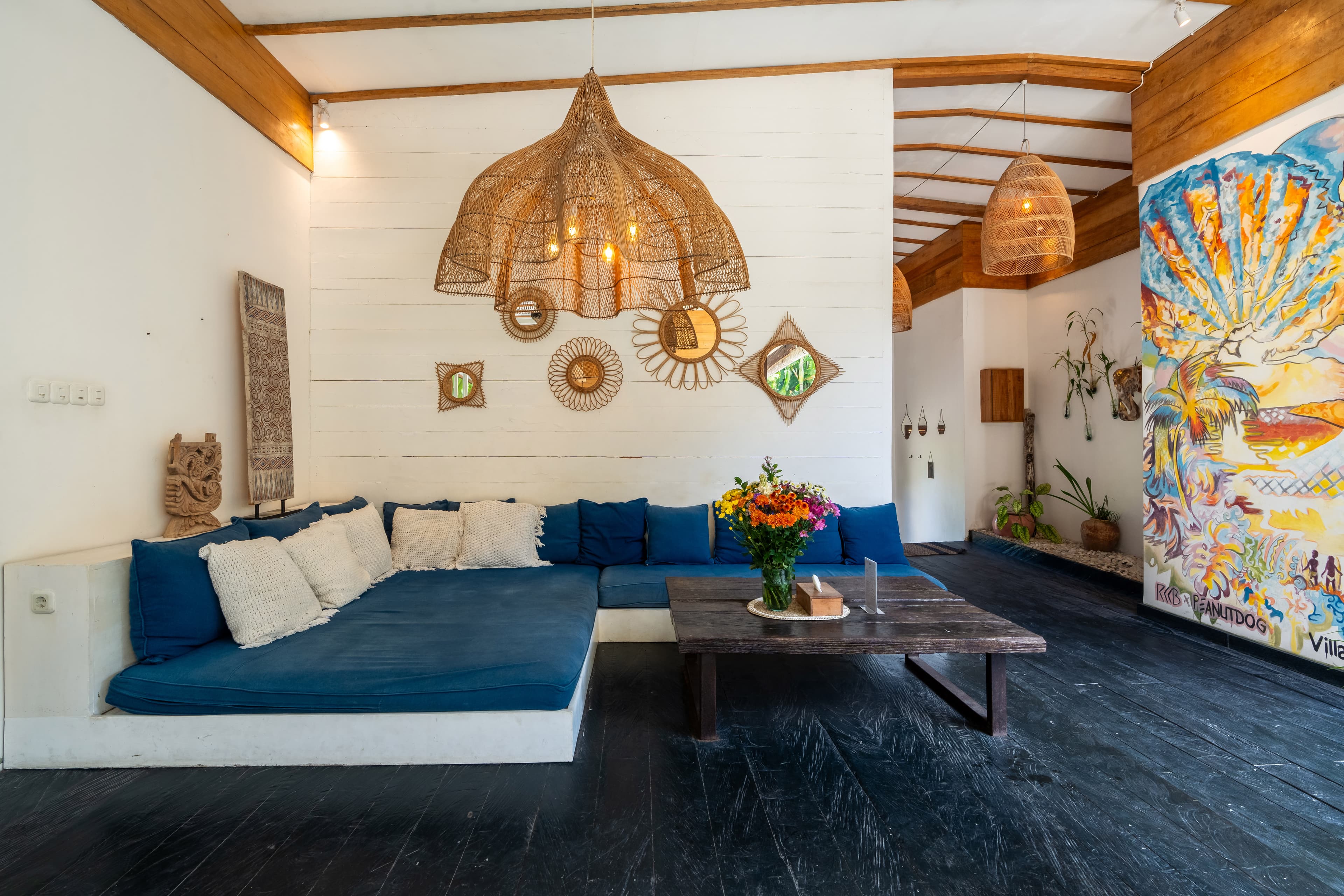 Salon sofa chill vue 3- Villa SHAKTI Canggu - BALI