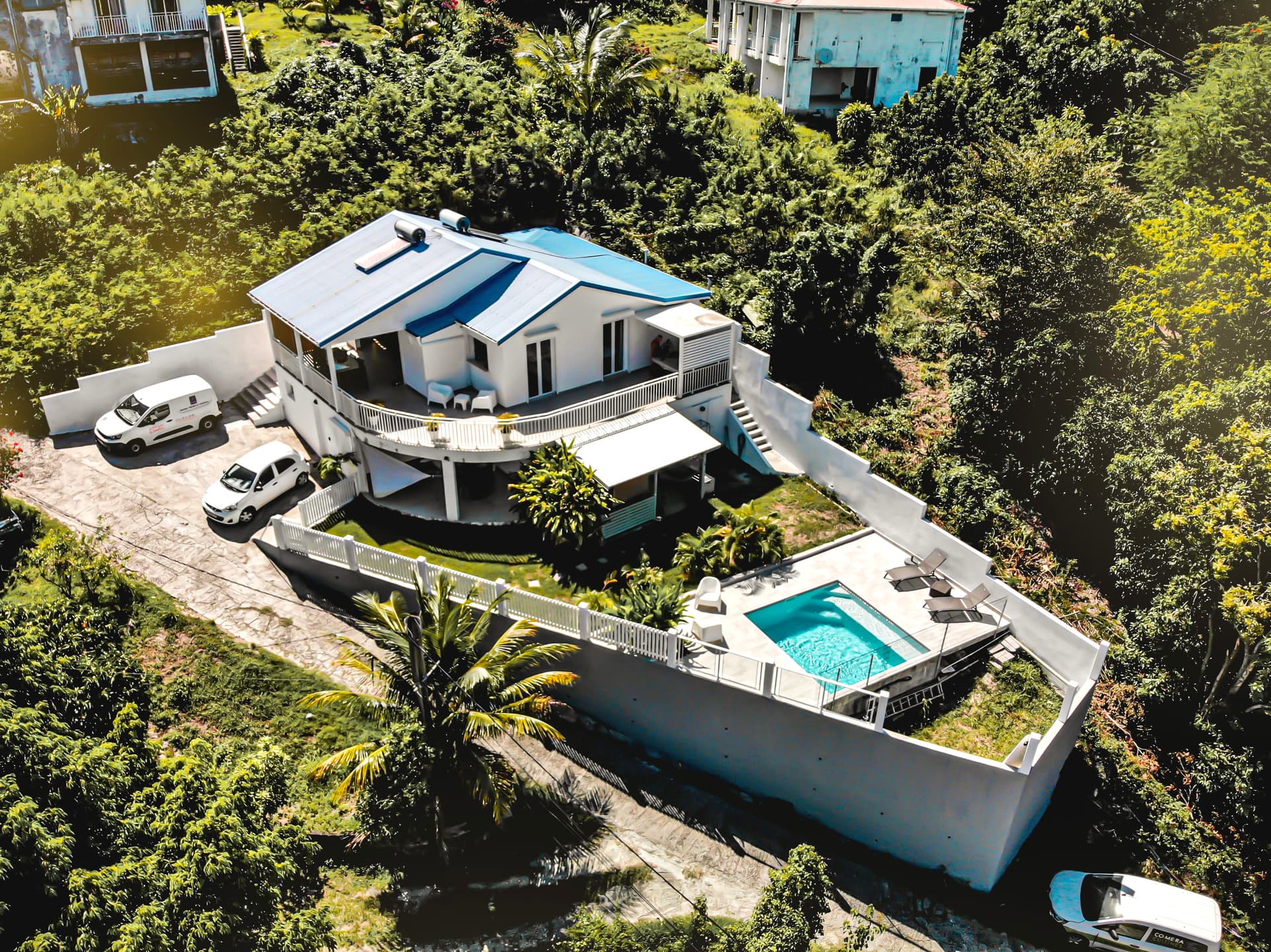 Villa Blue Sunrise Pool & Jacuzzi 5mn de la mer