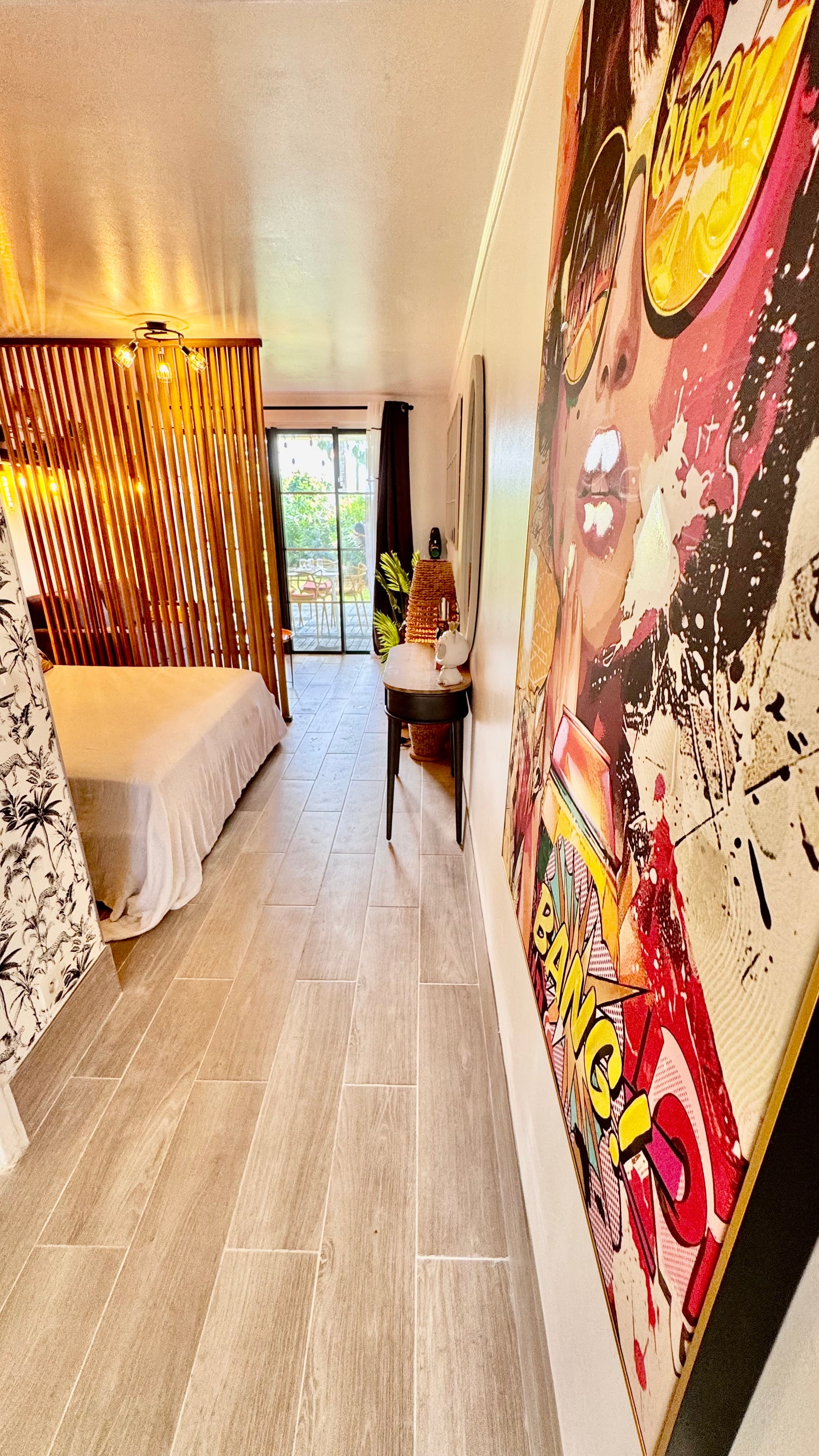 Entrée & tableau - TI KAZ SOLEY - PIERRE ET VACANCES MARTINIQUE - Conciergerie SHIVAKEYS