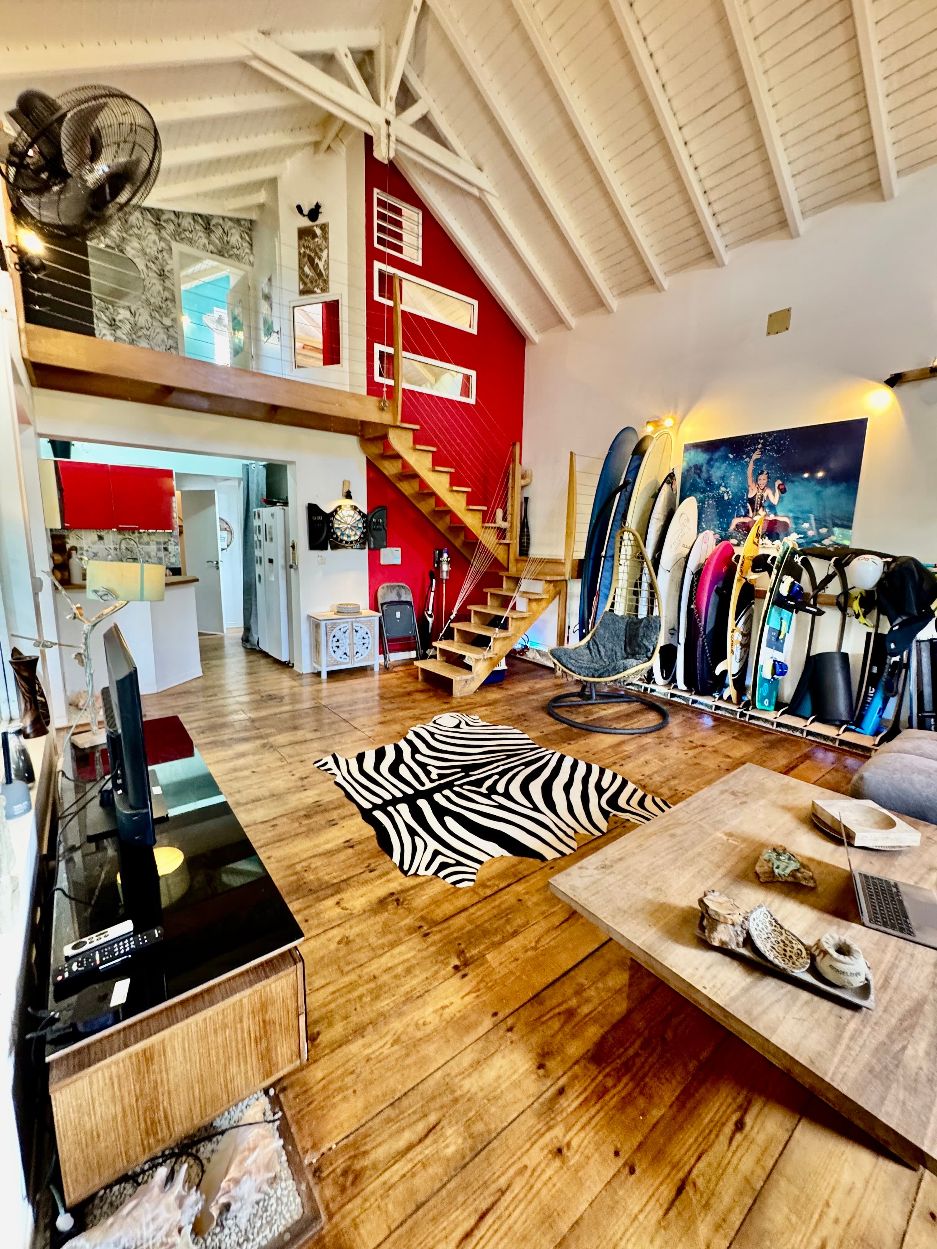 El Poyito Kite & Surf Camp - Salon intérieur
