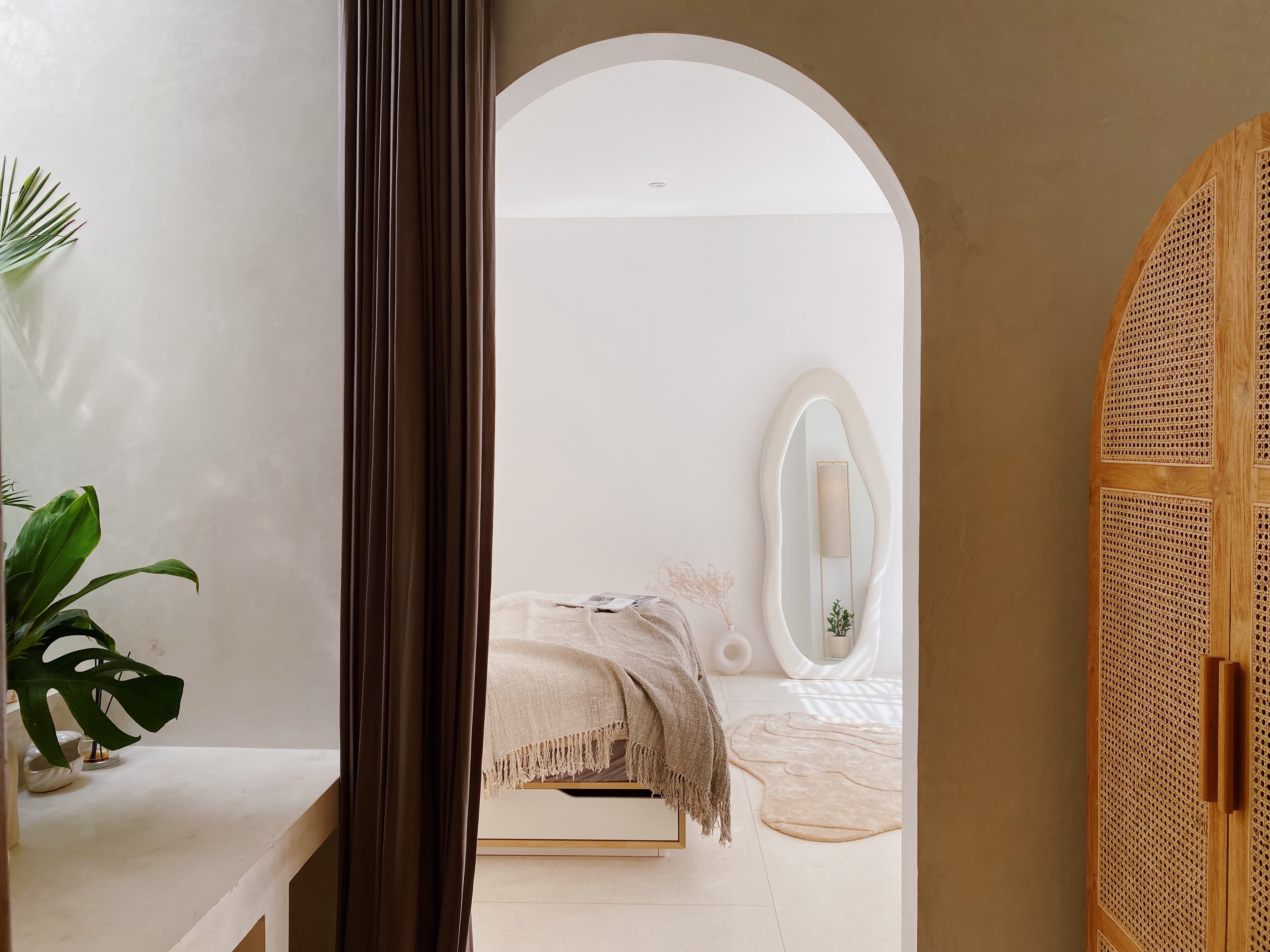 Chambre 2 ensuite décoration moderne - Villa White EDEN Canggu BALI