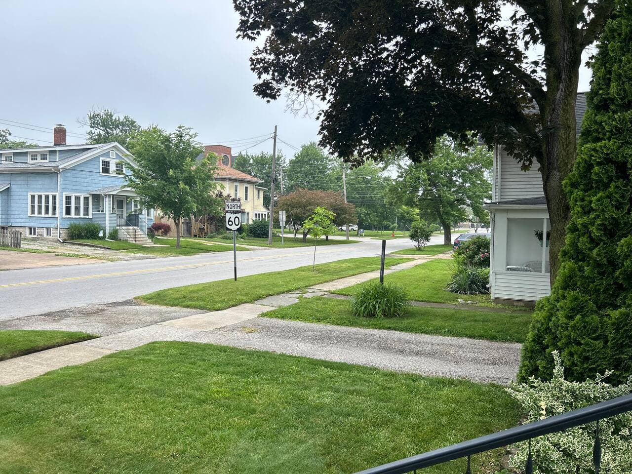 View of Main St from the front porch