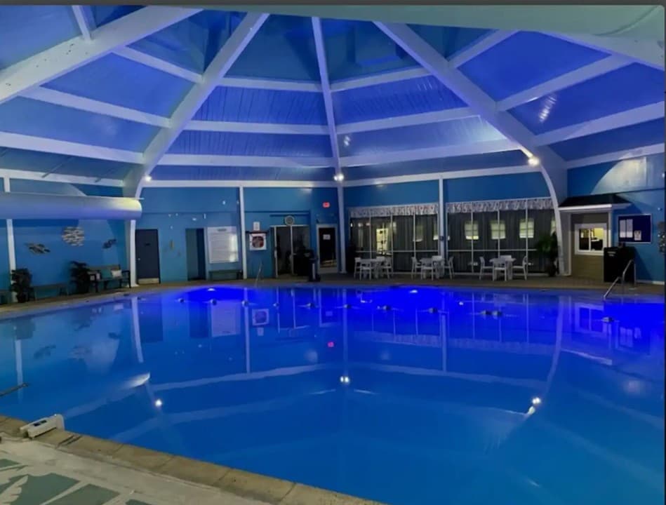 Enjoy the indoor community pool, perfect for year-round relaxation and family fun, all seasons!