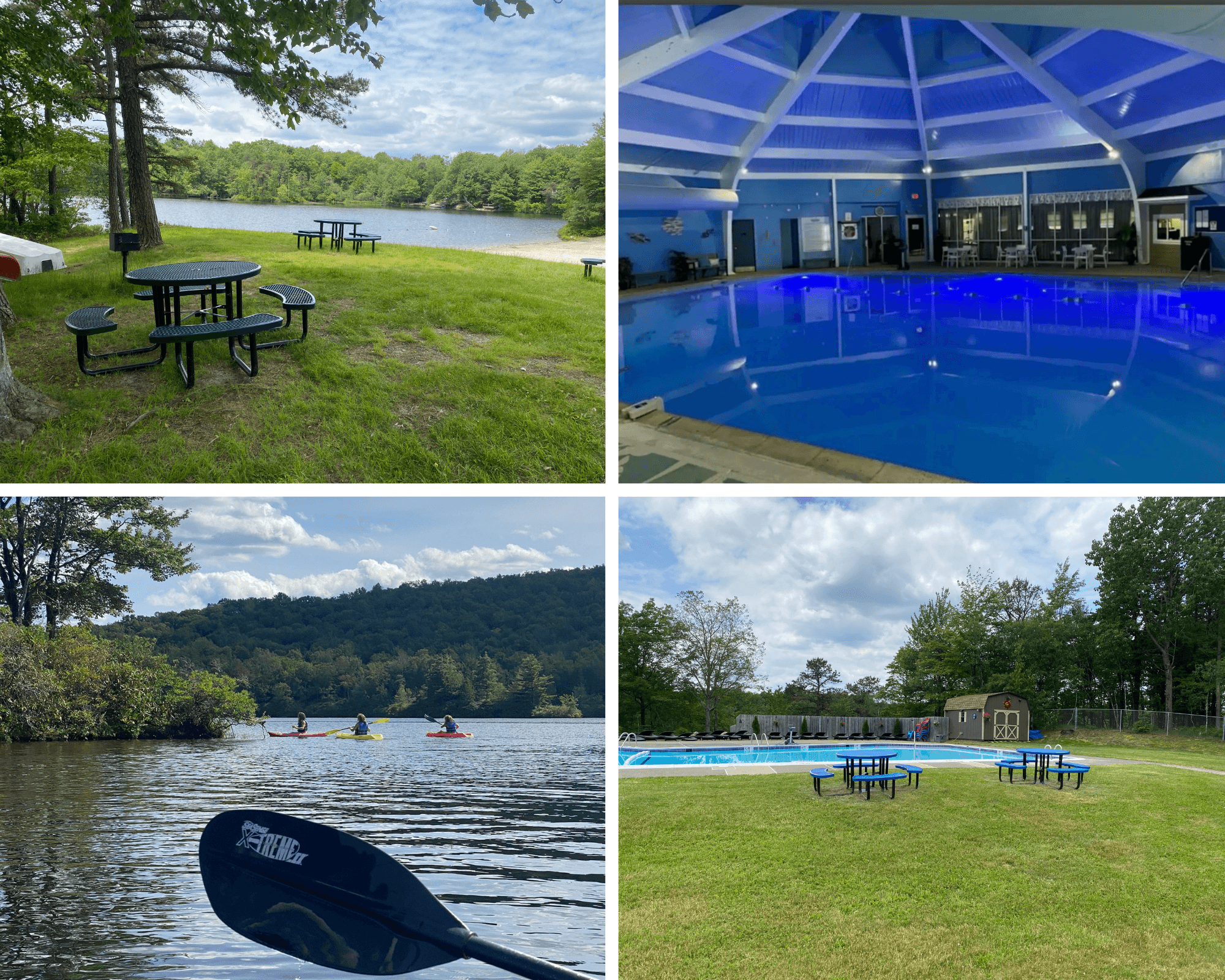 Lake and pool are open! ☀️️ Whether you're swimming, kayaking, or relaxing by the water, your Pocono