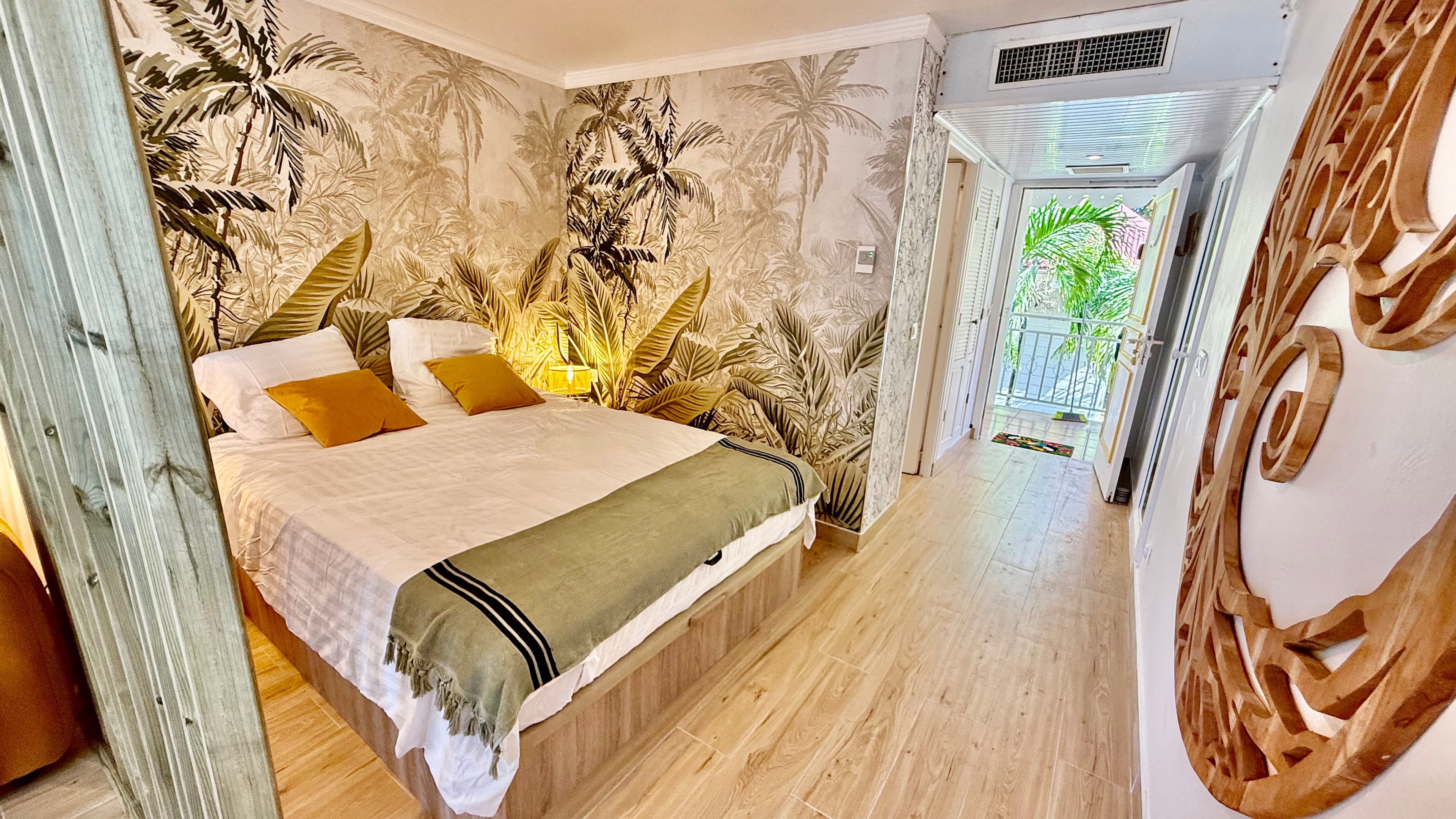Coin chambre TI KAZ CHEWIDOUDOU Pierre & Vacances Sainte Anne Guadeloupe - Conciergerie SHIVAKEYS
