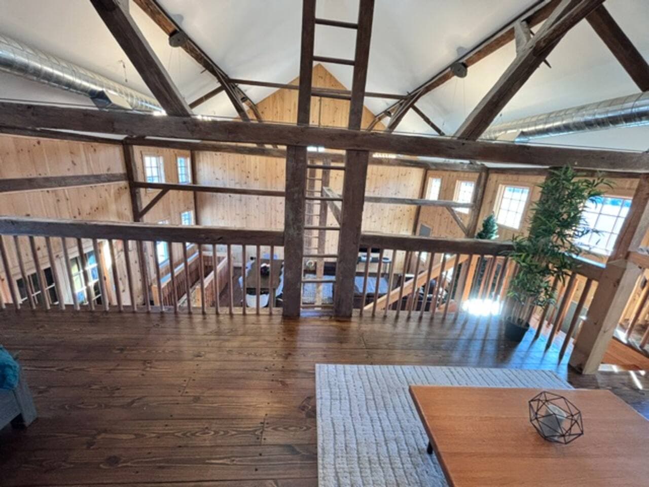 The view from the bedroom.