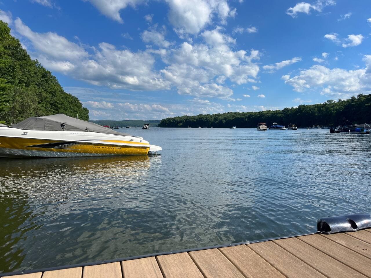 View from the dock