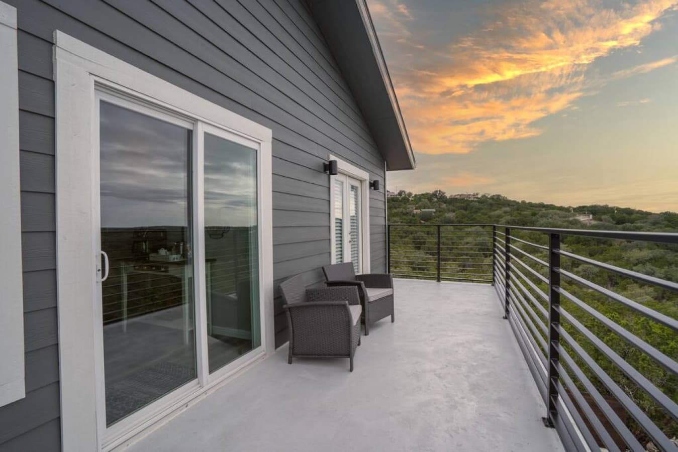 Grab your morning coffee and step out onto the balcony to take in the scenery.