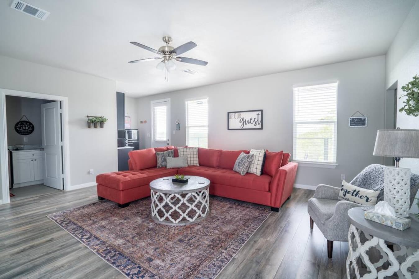 Spacious family room
