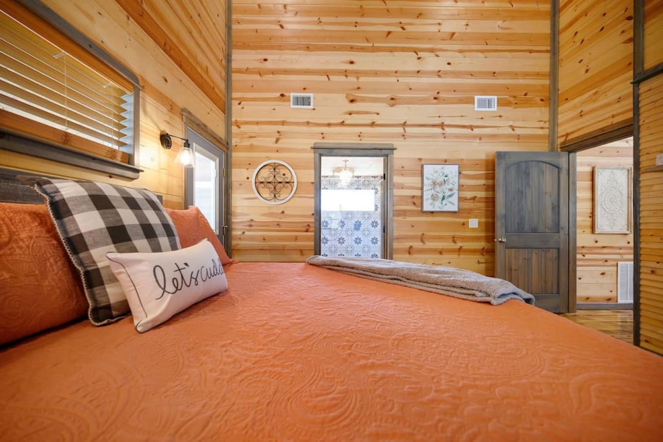Large king size bed