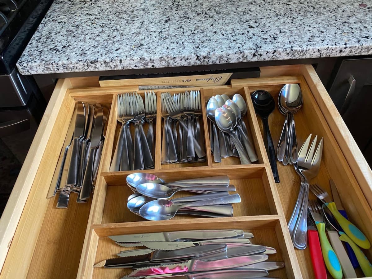 lots of silverware