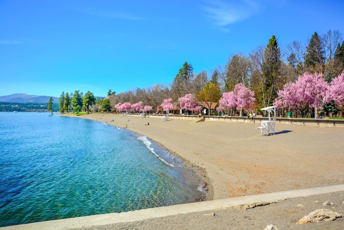 Lake CDA near the resort