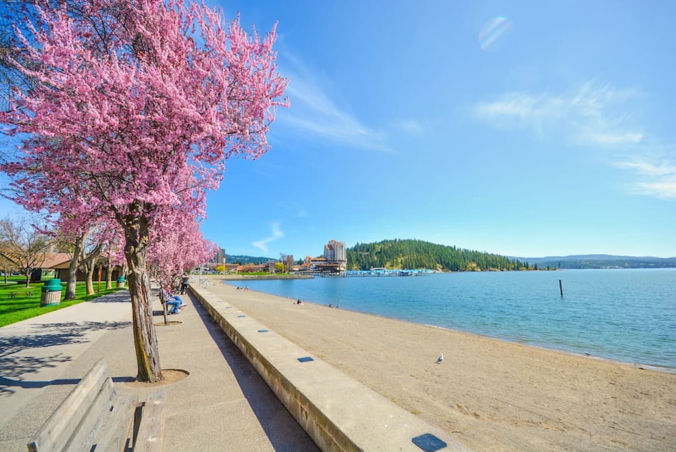 Lake CDA near the resort